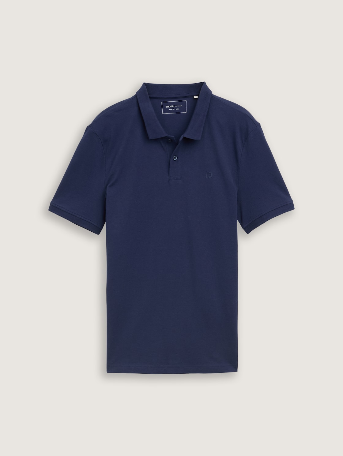 Piqué Poloshirt aus Baumwolle - dark blueberry