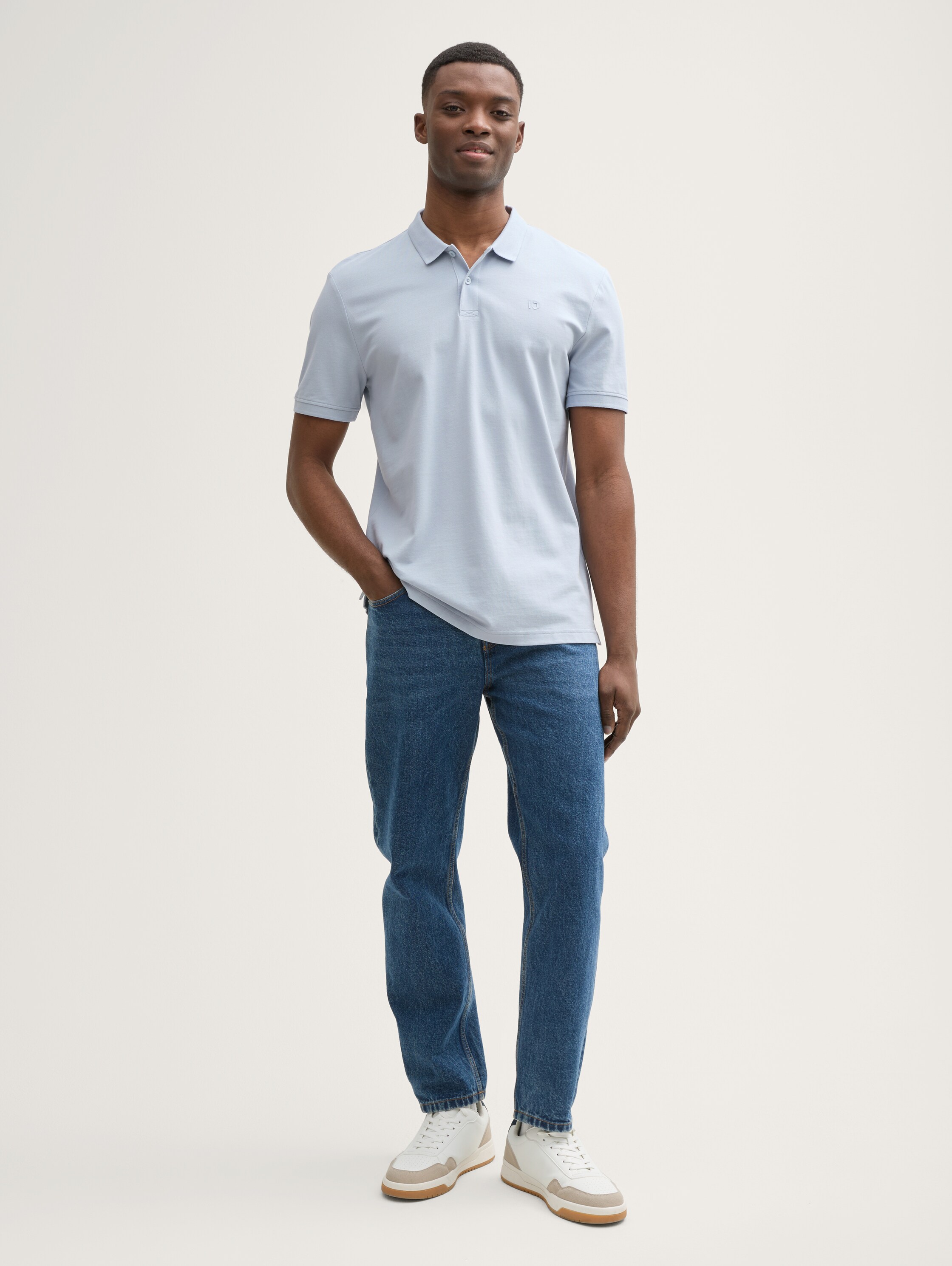 Piqué Poloshirt aus Baumwolle - 0