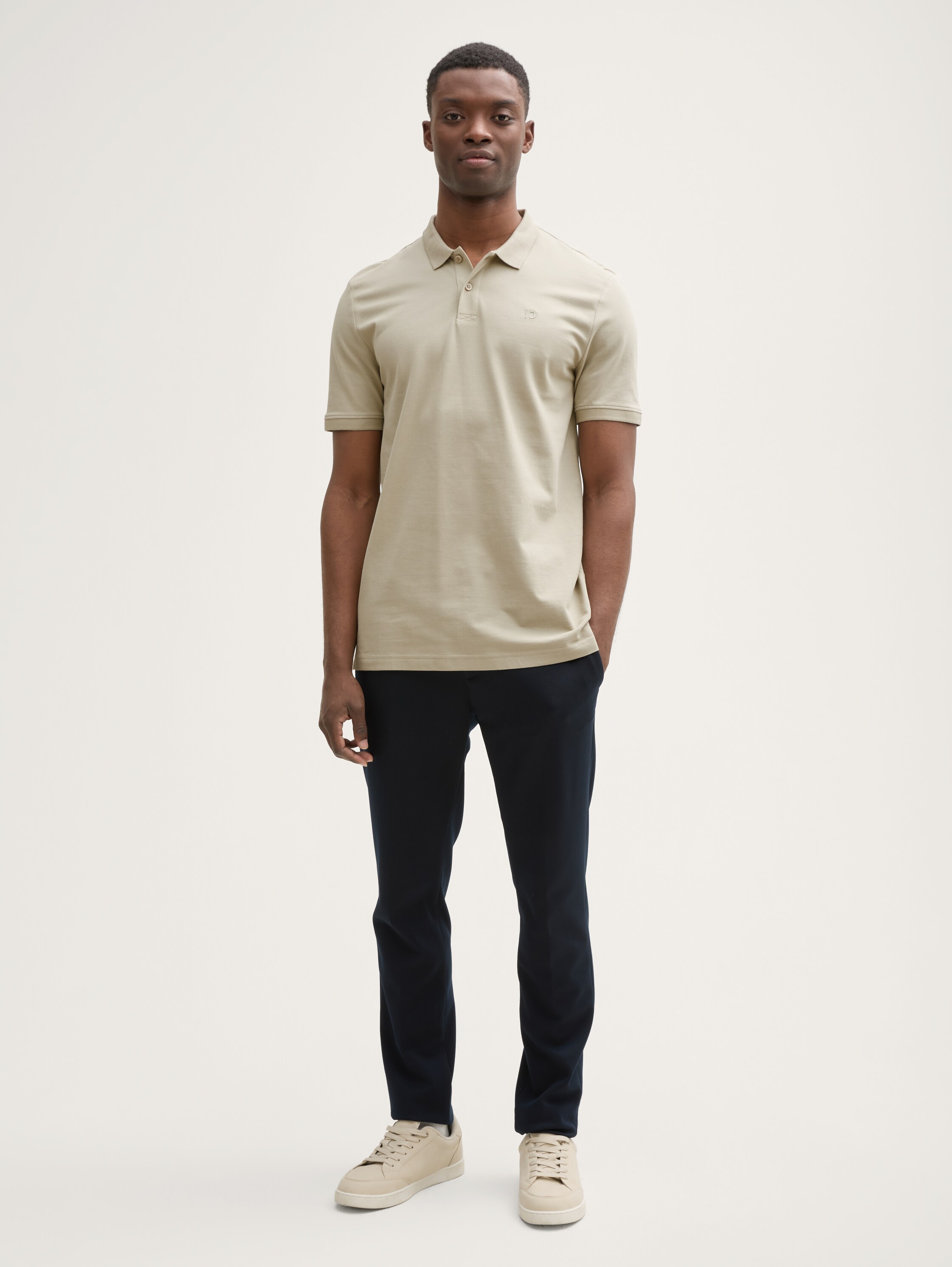 Piqué Poloshirt aus Baumwolle - 1
