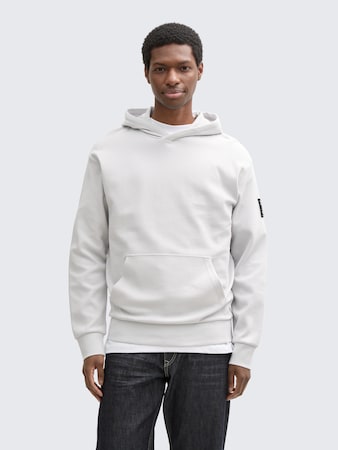 Hoodie Sweatshirt von Denim Male, Chalk Grey