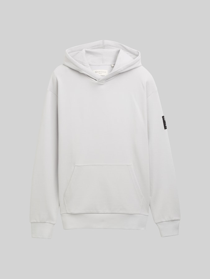 Hoodie Sweatshirt von Denim Male, Chalk Grey