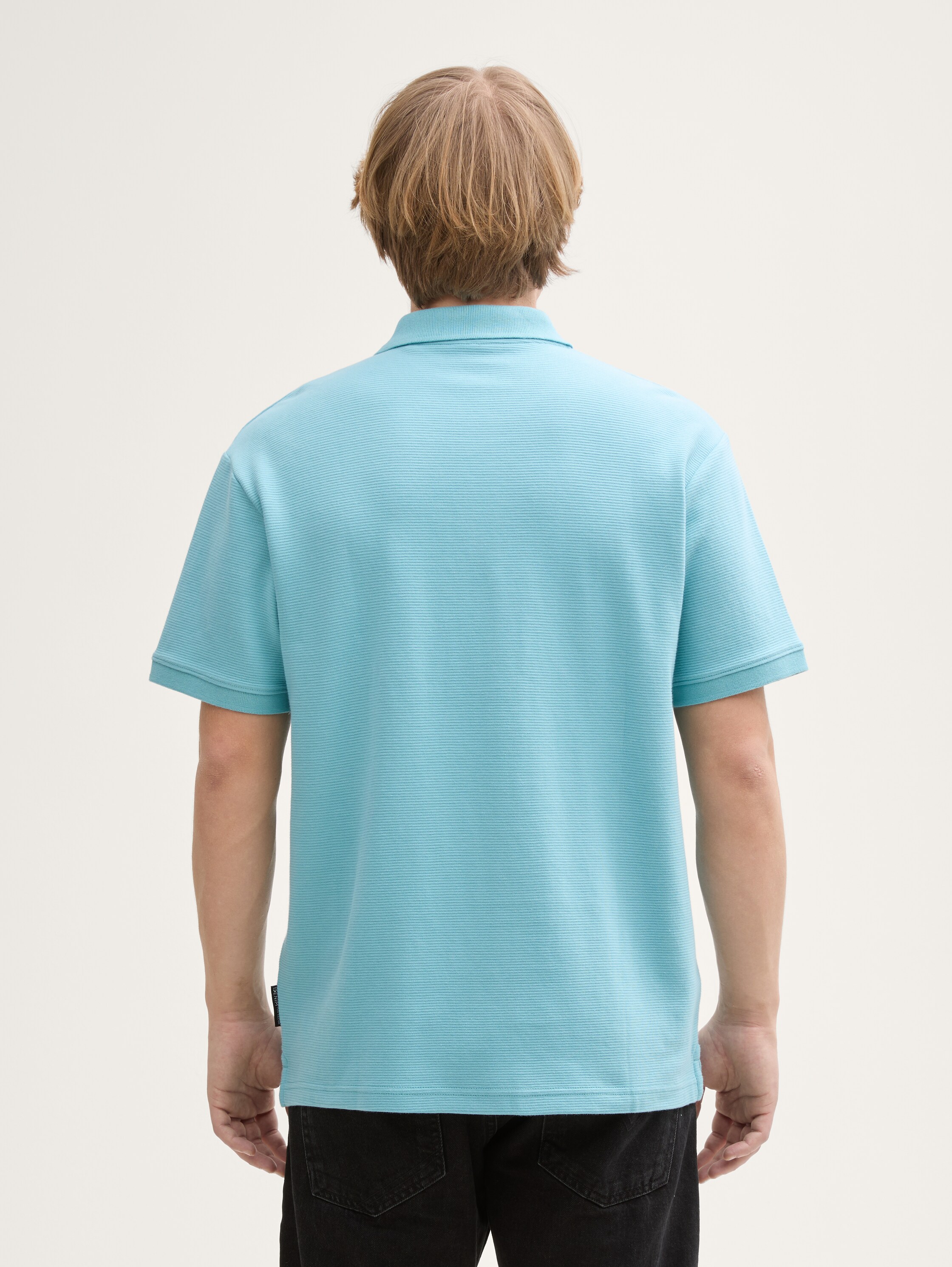 Relaxed Fit Poloshirt - dusty_blue - 