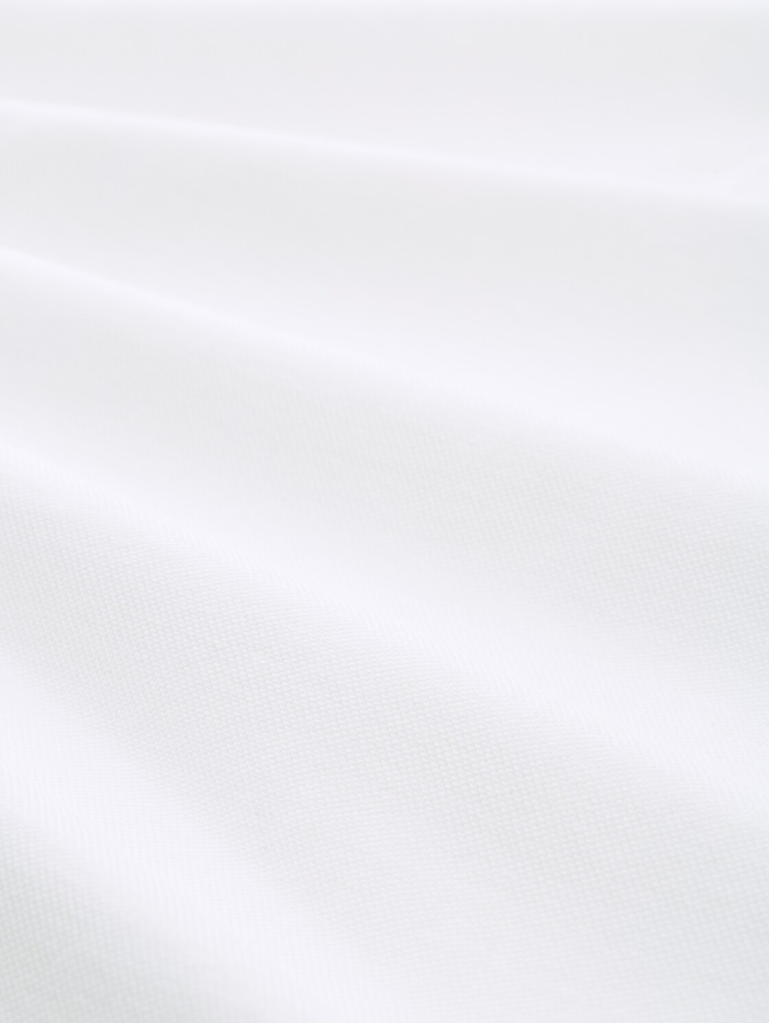 Poloshirt mit Bomberkragen - White