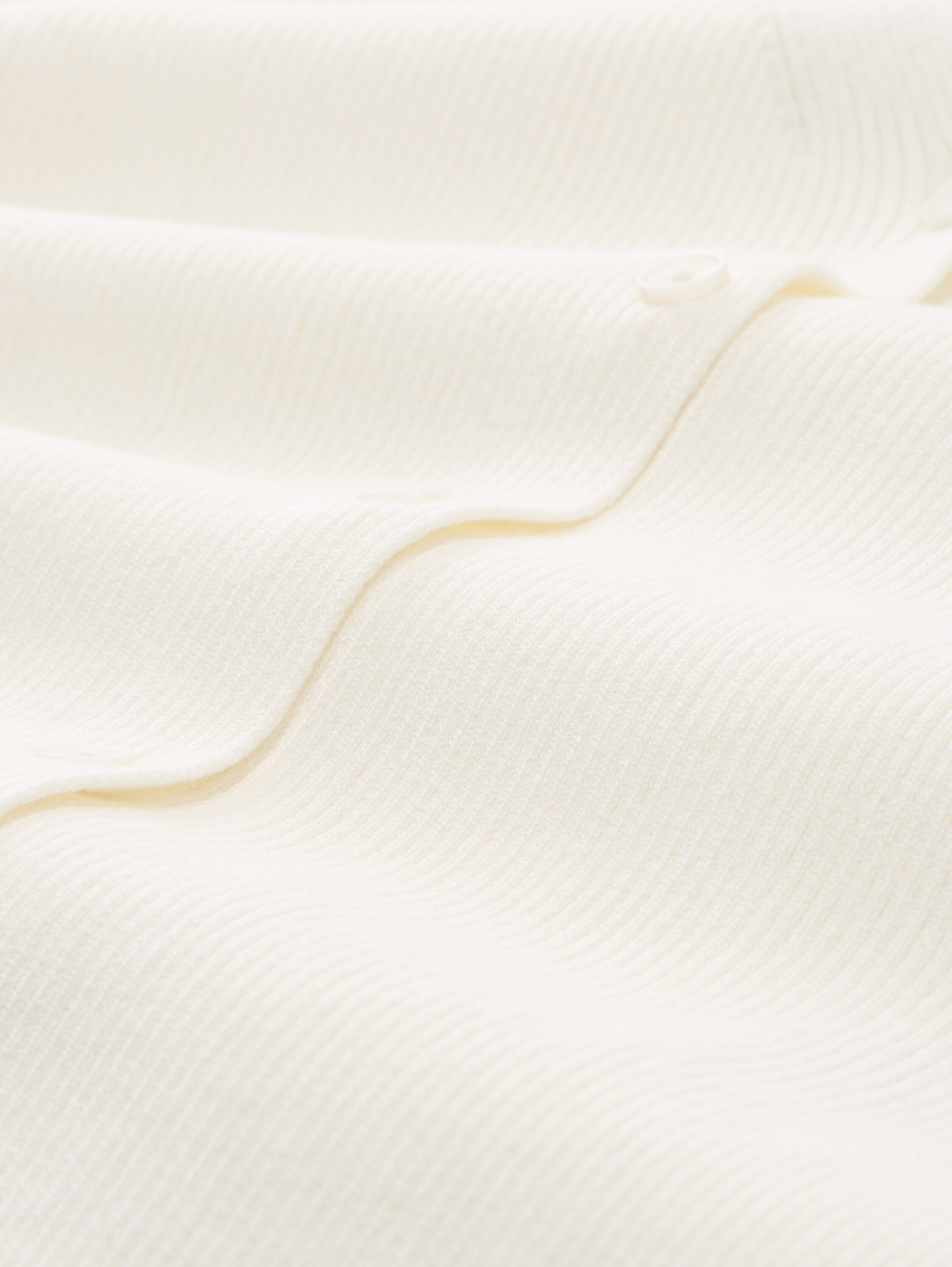 Ripp Cardigan mit Ärmelschlitzen - off_white_1 - 