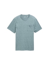 Geselecteerd, T-shirt met borstzak door Tom Tailor, grauw