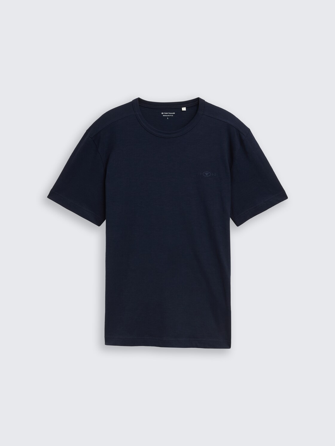 Basic T-Shirt aus Baumwolle - sky captain blue - Vorder-Produkt-Ansicht