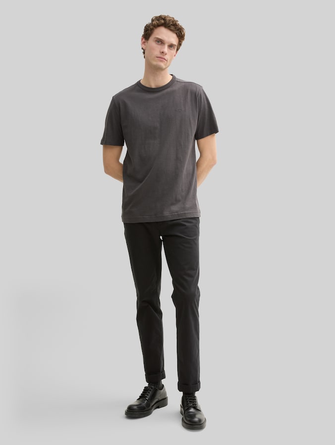 Basic cotton T-shirt by Men, Tarmac Grey