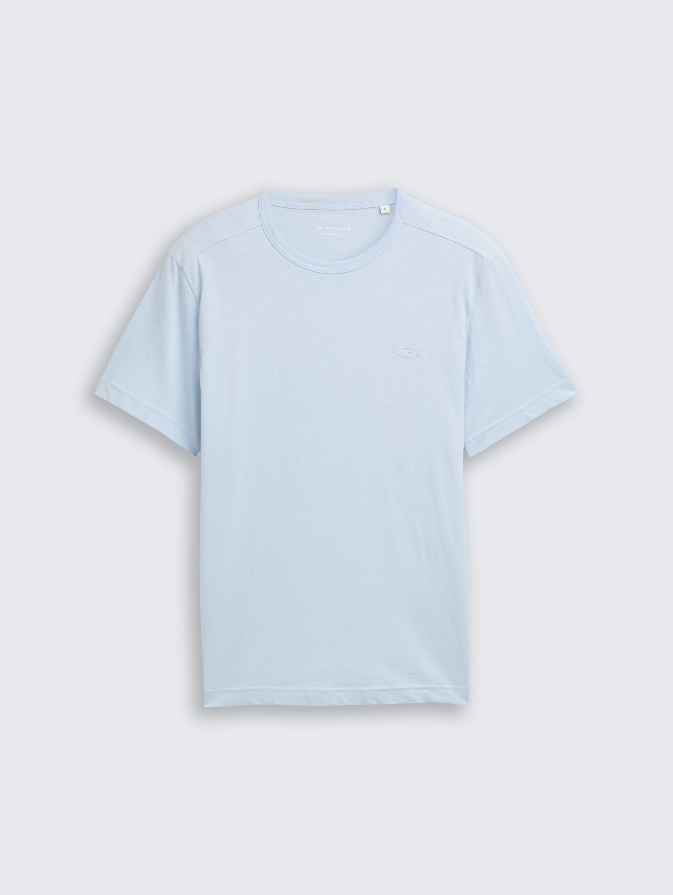 basic t-shirt - light_metal_blue - 