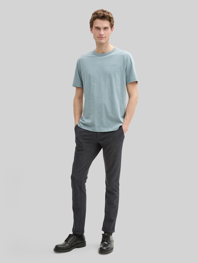 T-shirt basique en coton par Men, grey mint