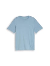 Nicht ausgewählt, Basic T-Shirt aus Baumwolle von Tom Tailor, blau
