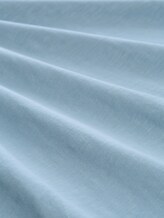 Basic T-Shirt aus Baumwolle - mountain spring blue - Material-Ansicht