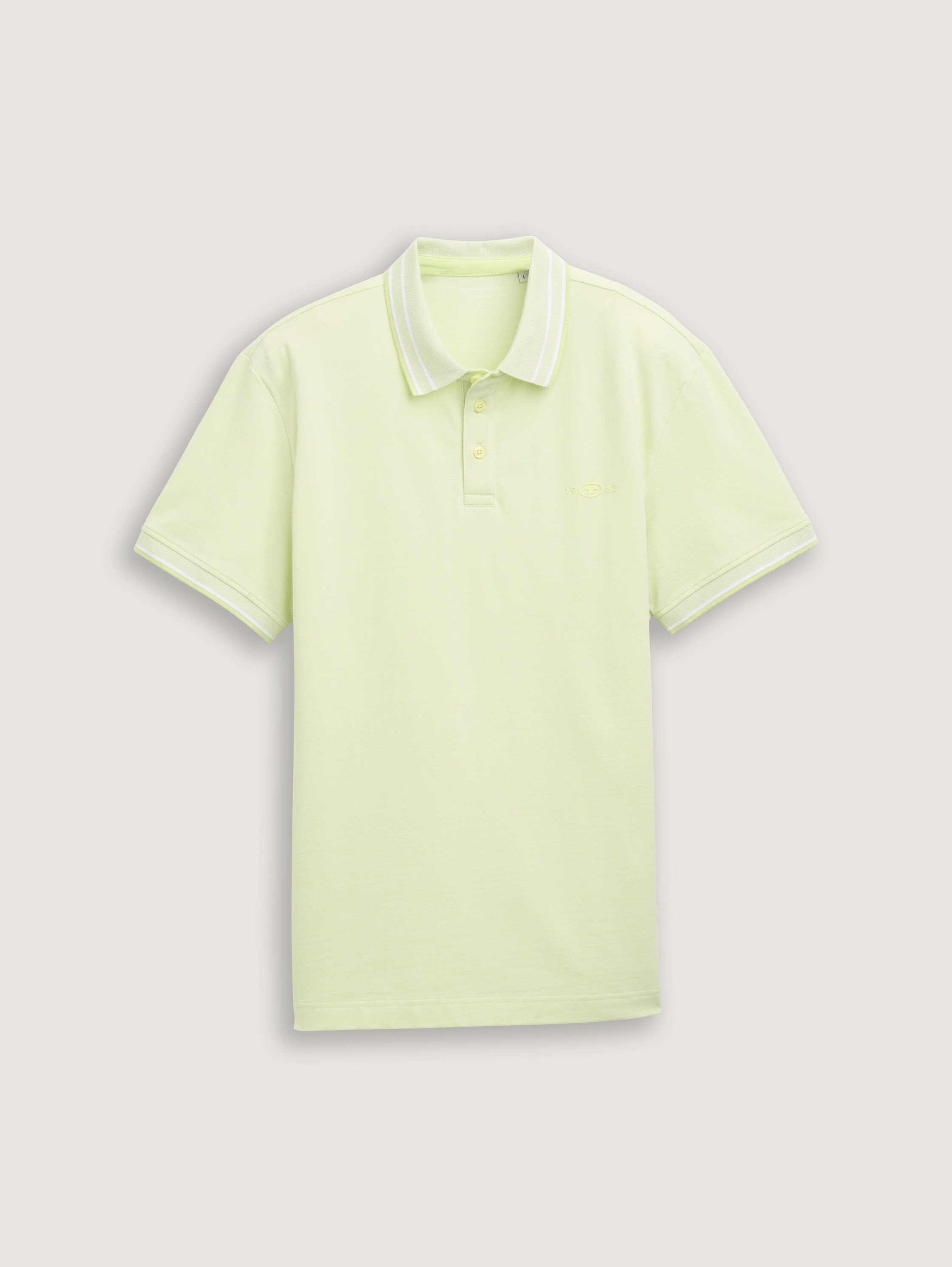 Piqué Poloshirt mit Stretch - lime_green_two_tone_pique - 