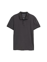 Geselecteerd, Basis jersey poloshirt door Tom Tailor, zwart