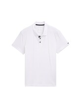 Niet geselecteerd, Basis jersey poloshirt door , wit