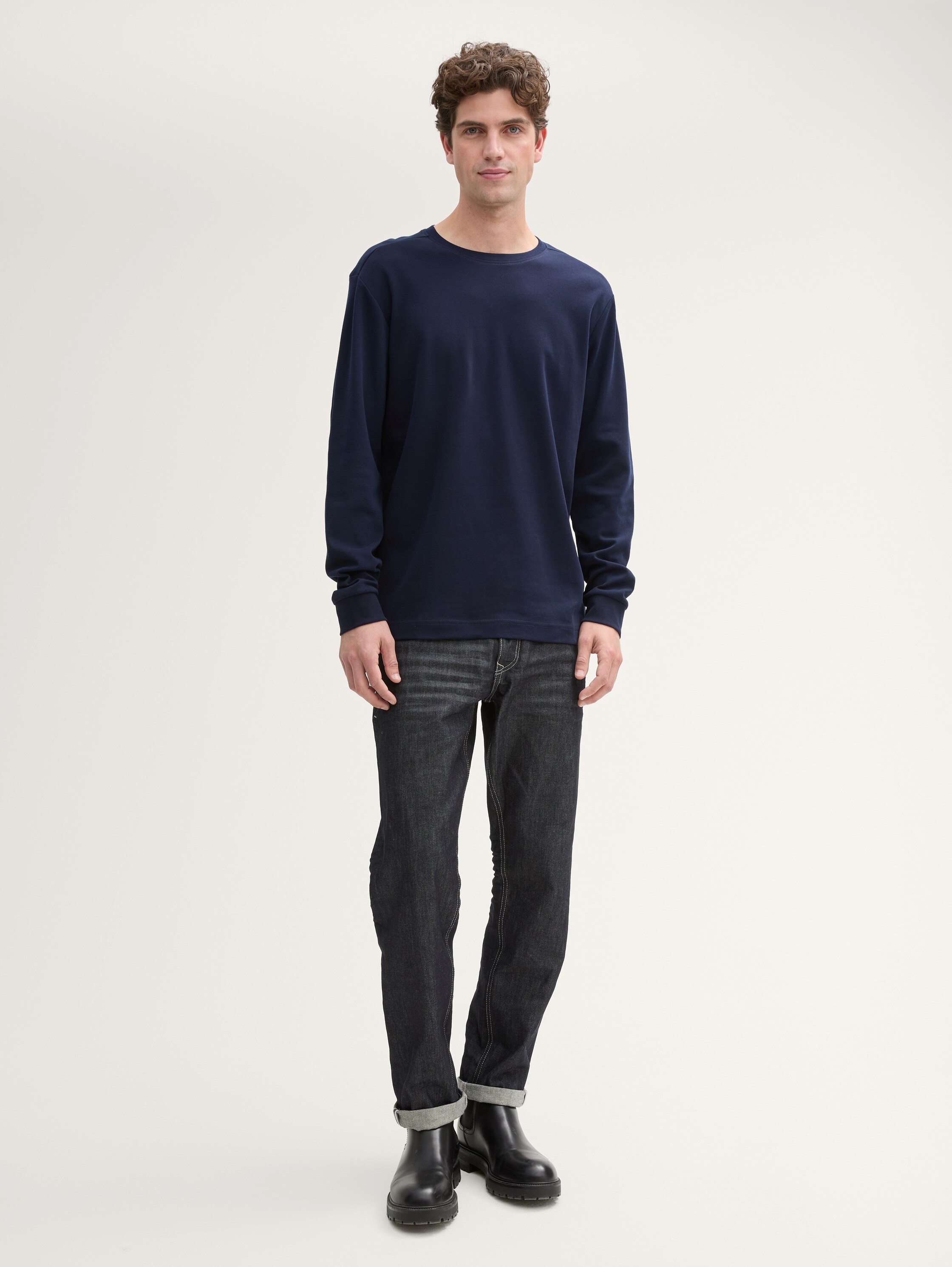 Langarmshirt aus Baumwolle - 1
