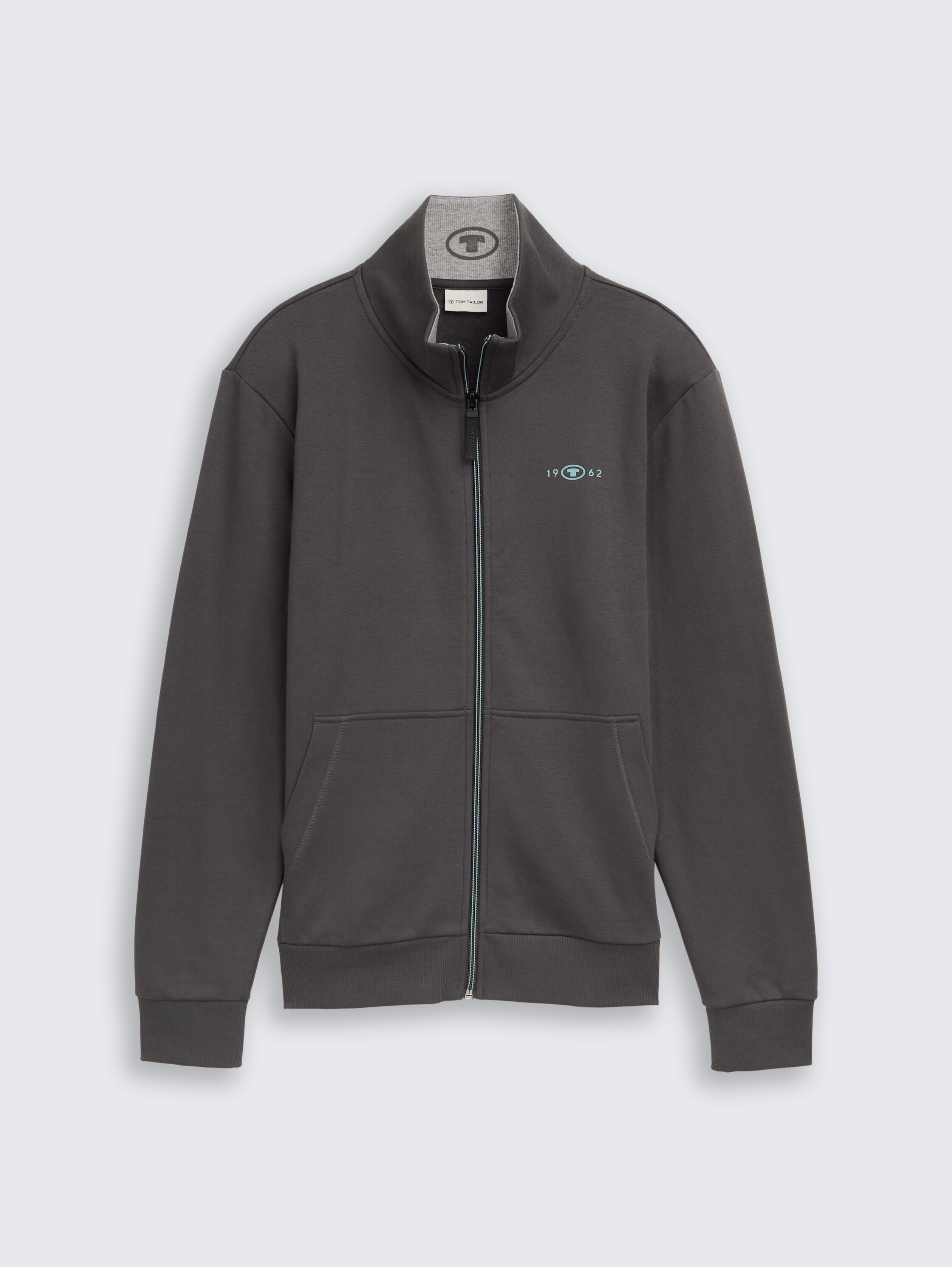 Sweatjacke mit Stehkragen - dark_shadow - 