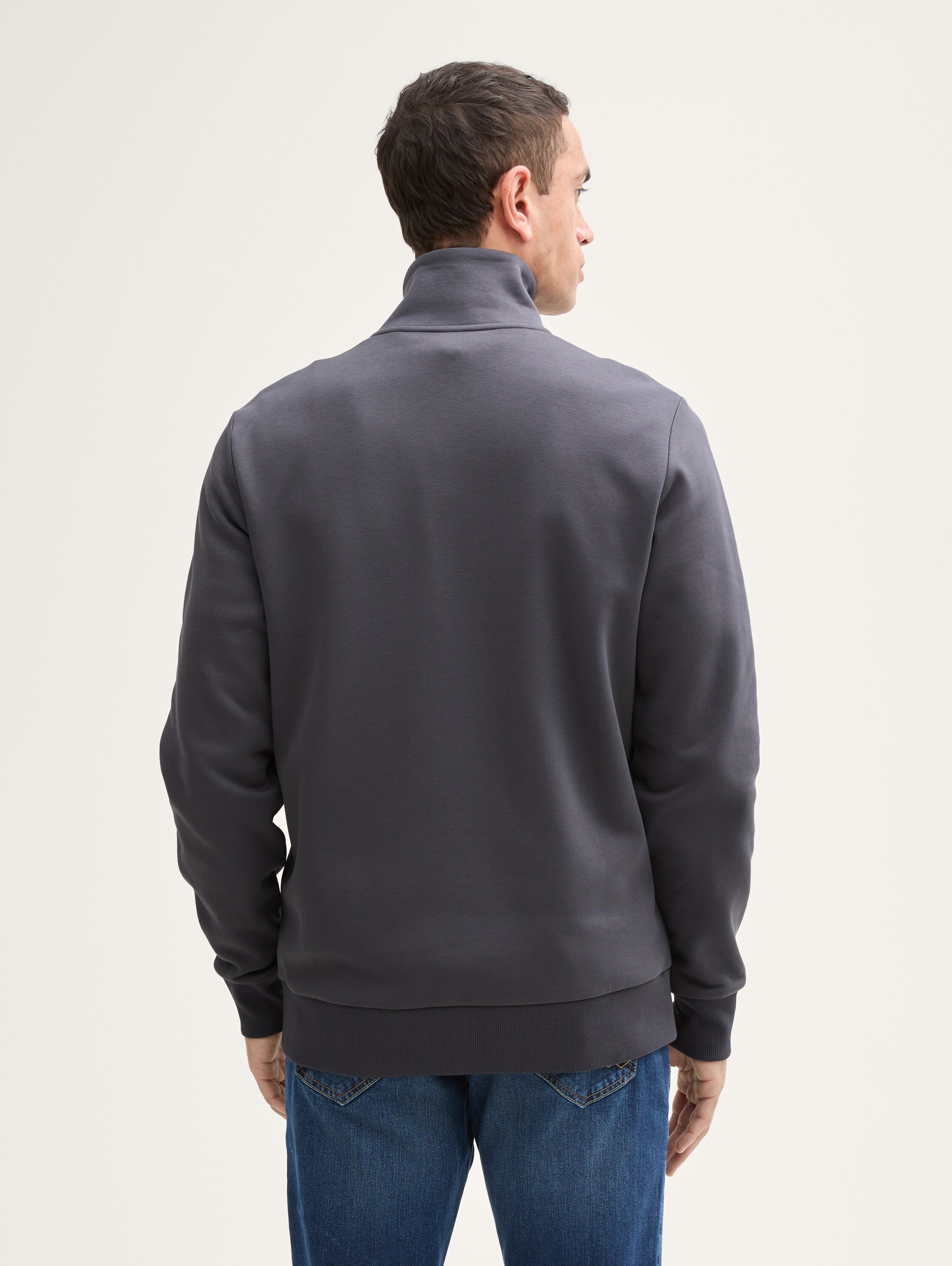 Sweatjacke mit Stehkragen - 3