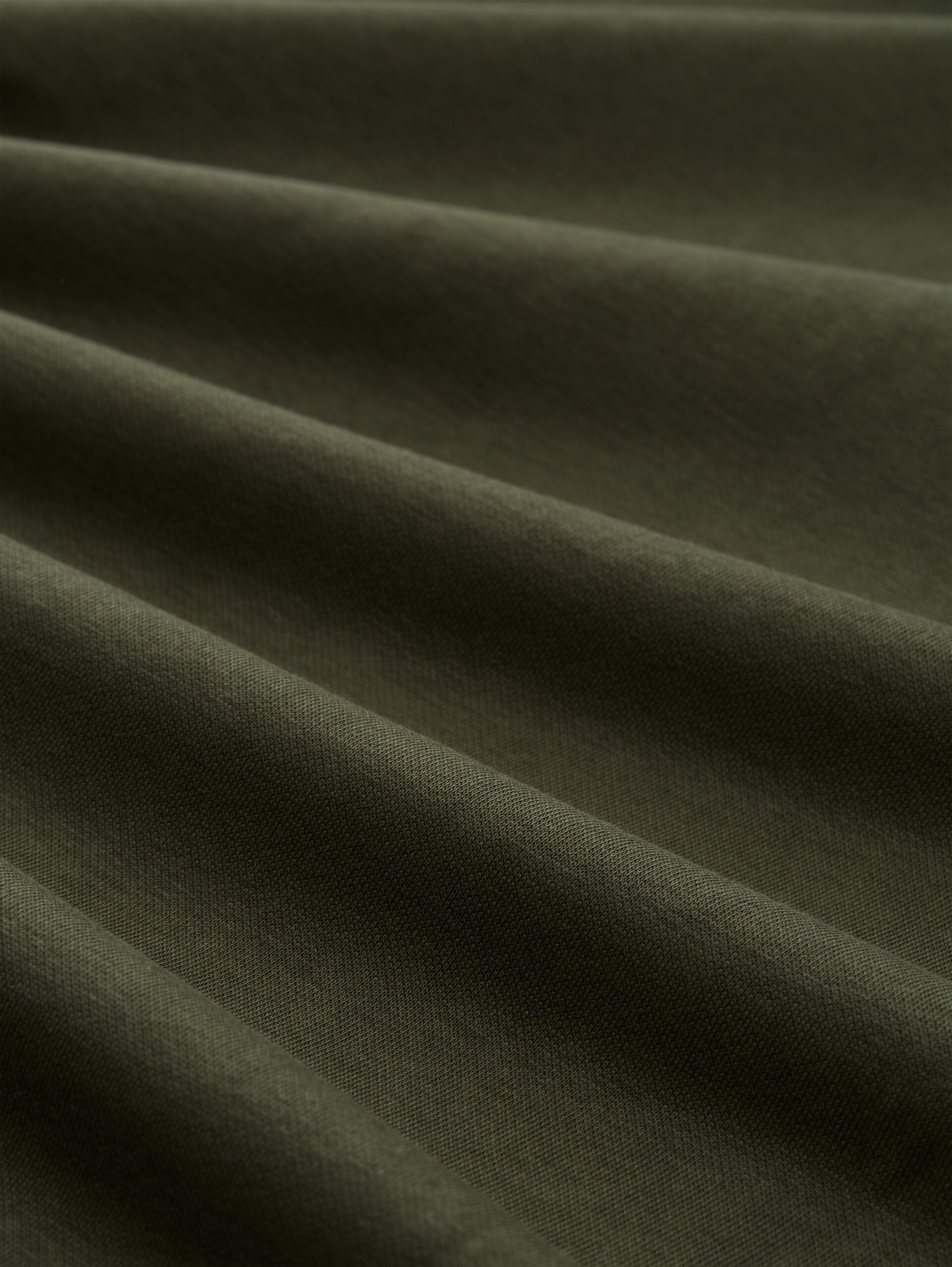 Sweat jacket with stand-up collar - Deep Forest Green - Material view