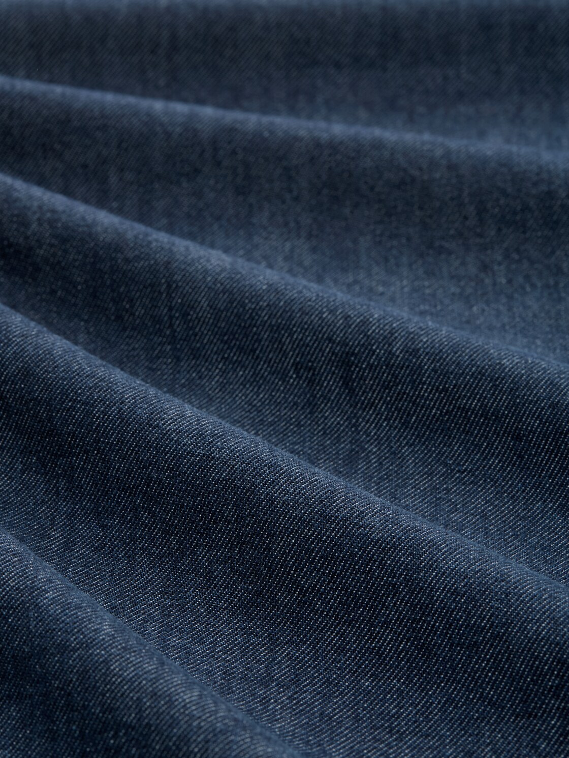 TTLINOU WIDE Jeans - Clean Dark Stone Blue Denim - Material-Ansicht