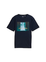 Nicht ausgewählt, T-Shirt mit Foto-Print von , blau