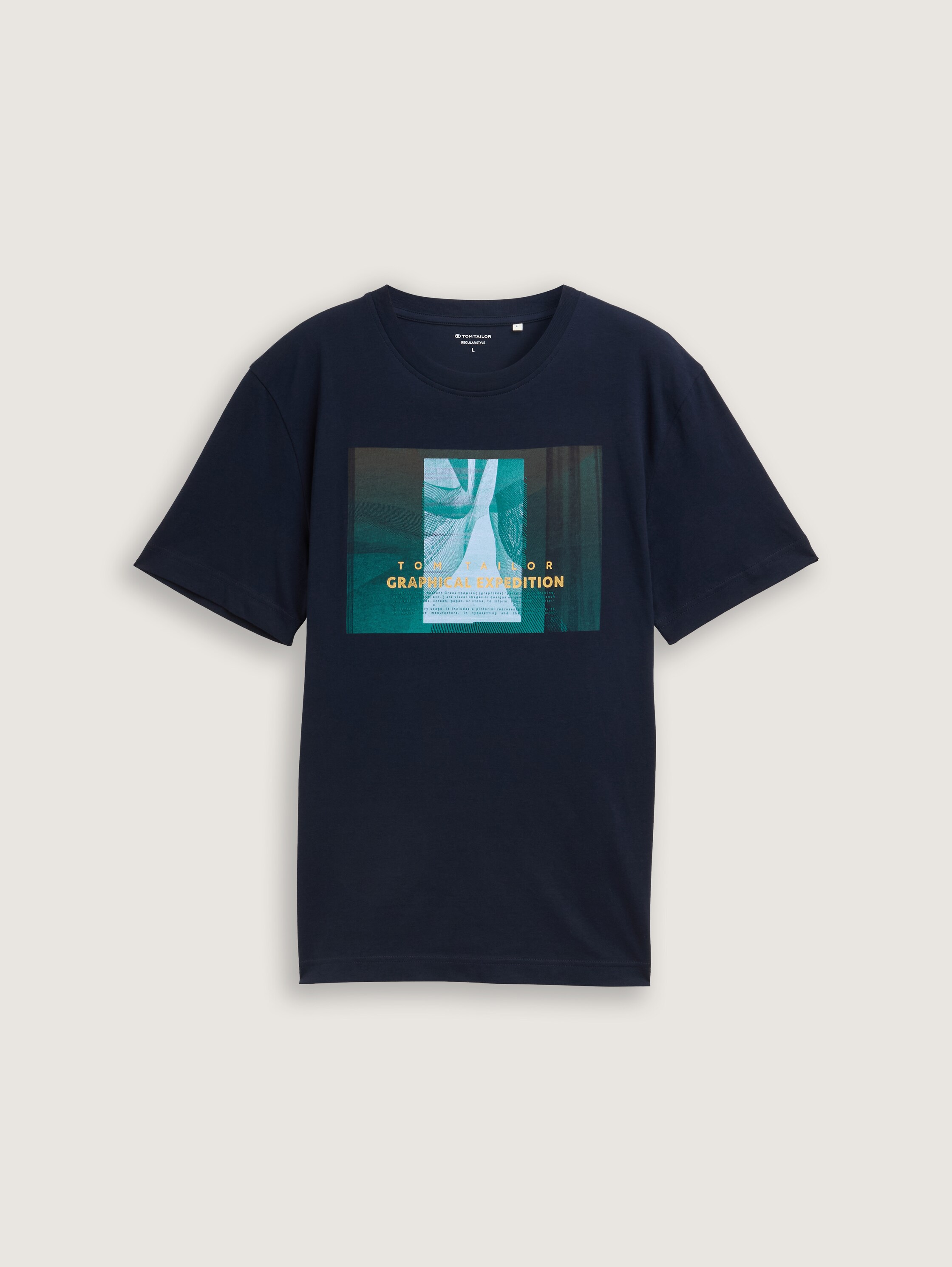 T-Shirt mit Foto-Print - sky_captain_blue_1 - 