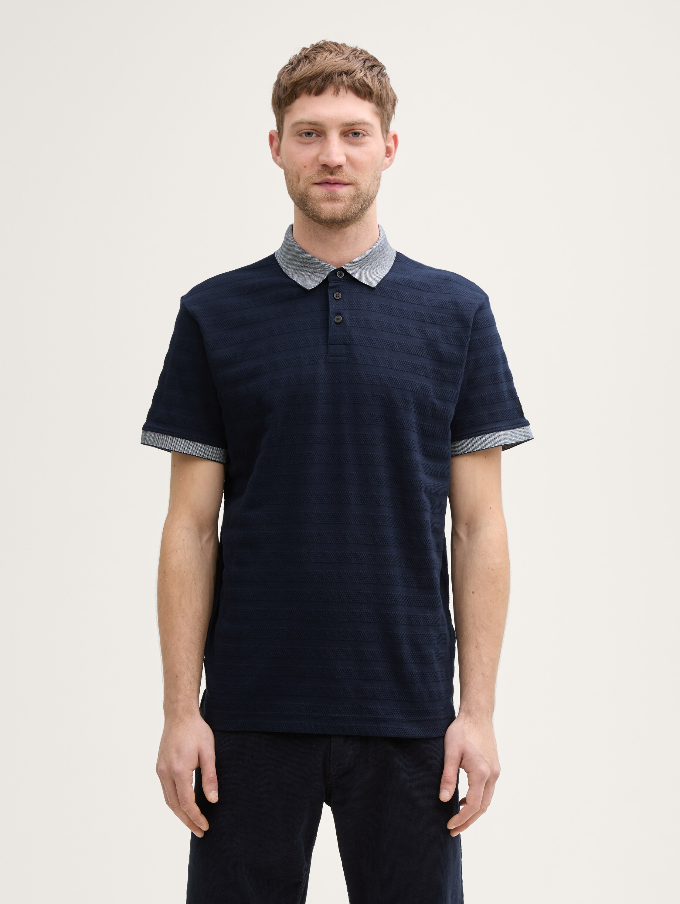 Poloshirt aus Baumwolle - sky_captain_blue_1 - 