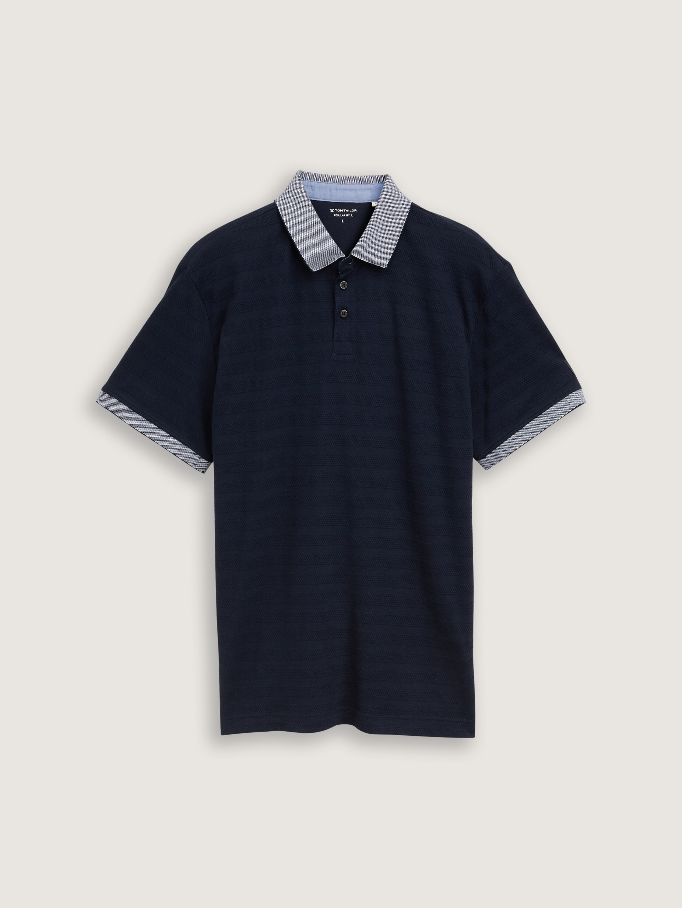 Poloshirt aus Baumwolle - sky_captain_blue_1 - 