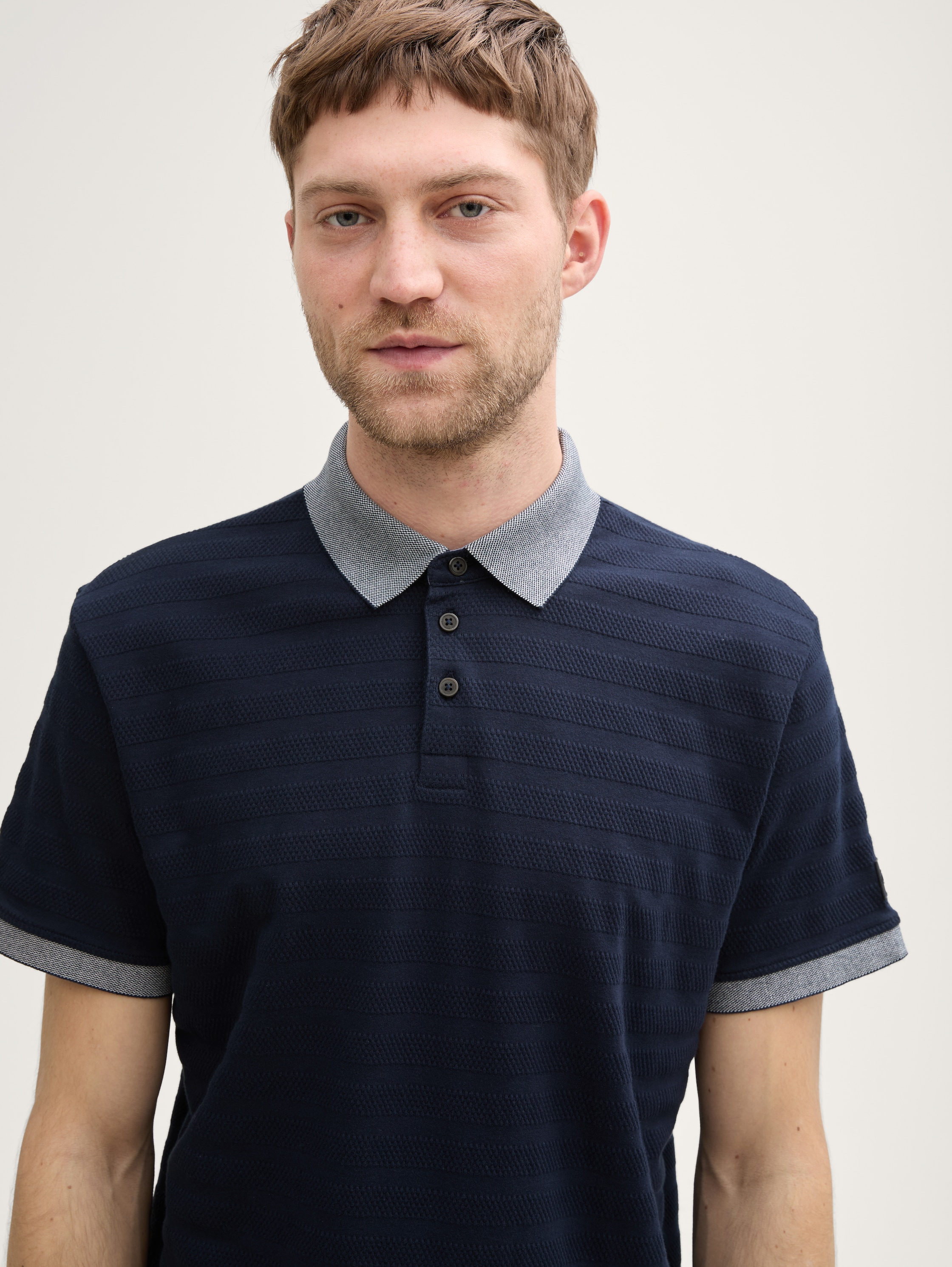 Poloshirt aus Baumwolle - sky_captain_blue_1 - 