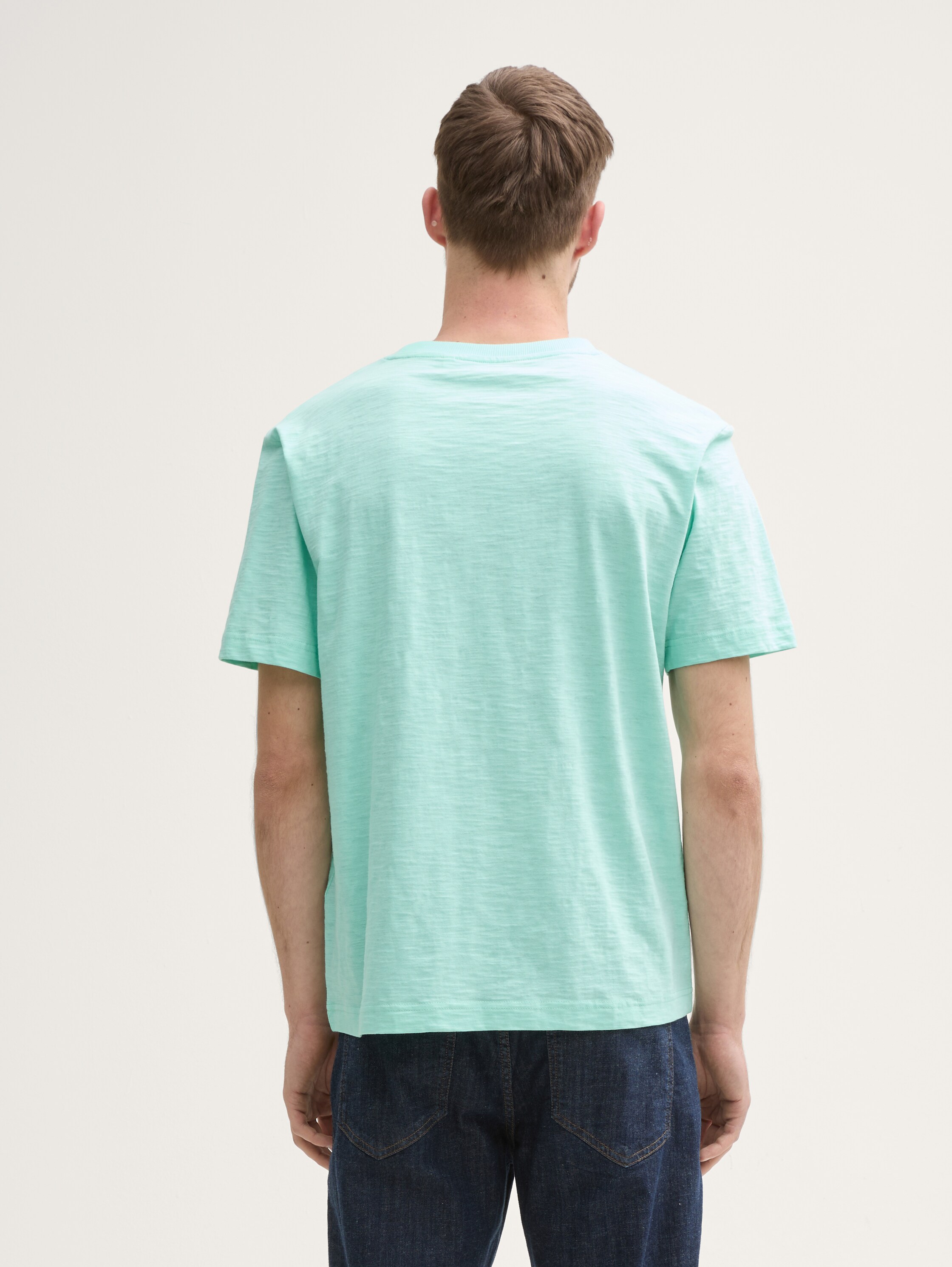 T-Shirt mit Brusttasche - bright_mint_green - 