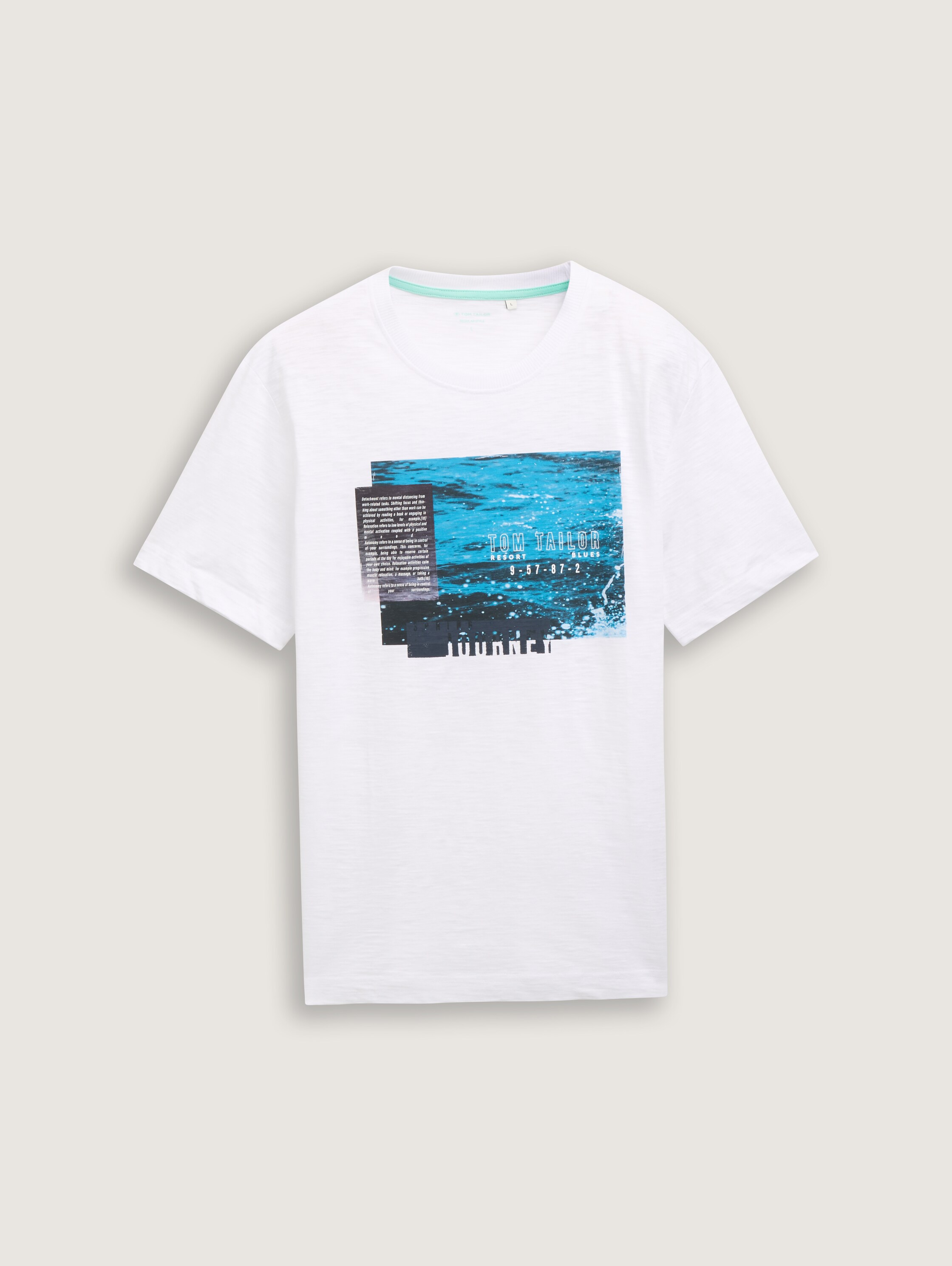 T-Shirt mit Foto-Print - white - 