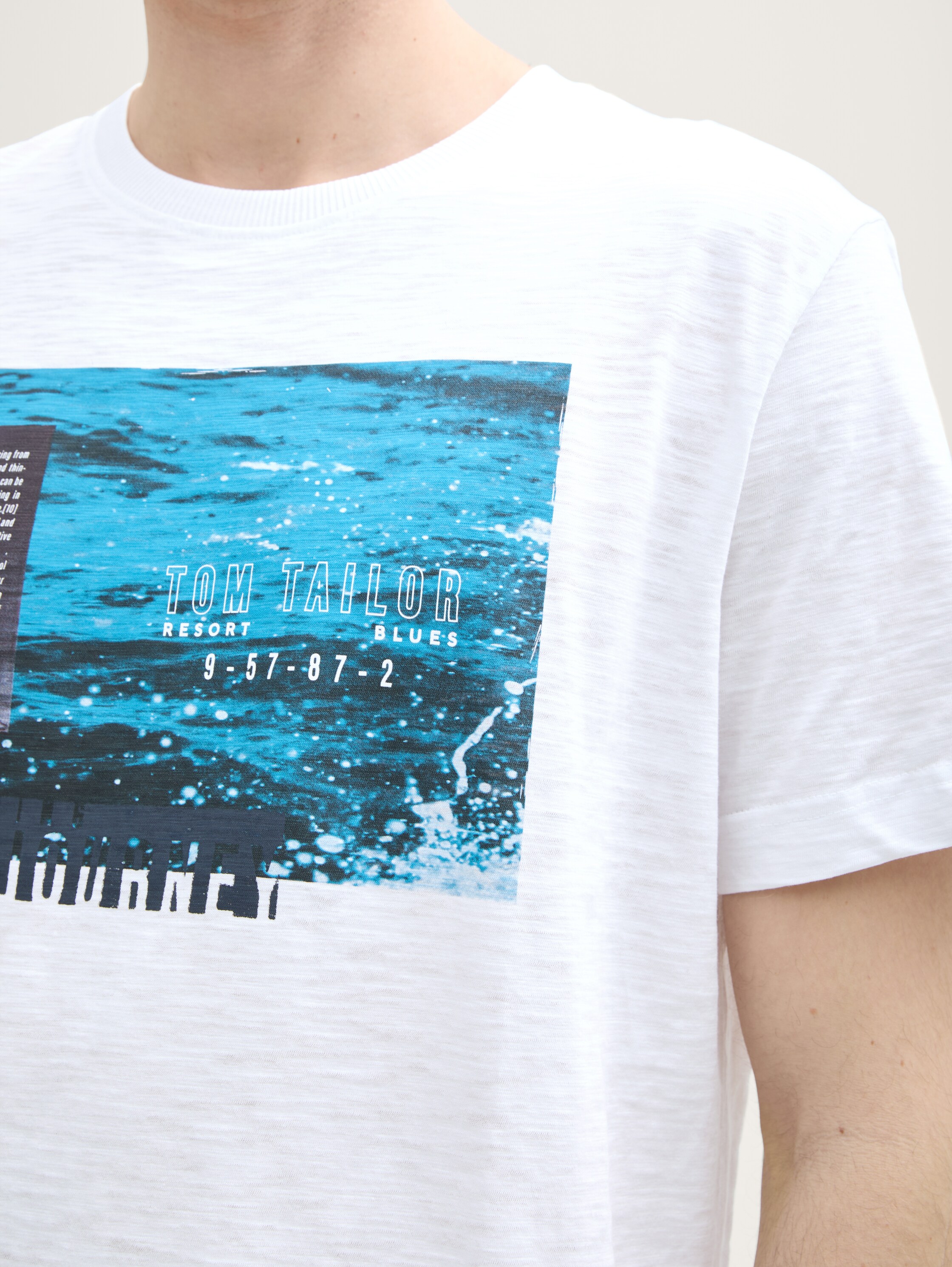 T-Shirt mit Foto-Print - white - 