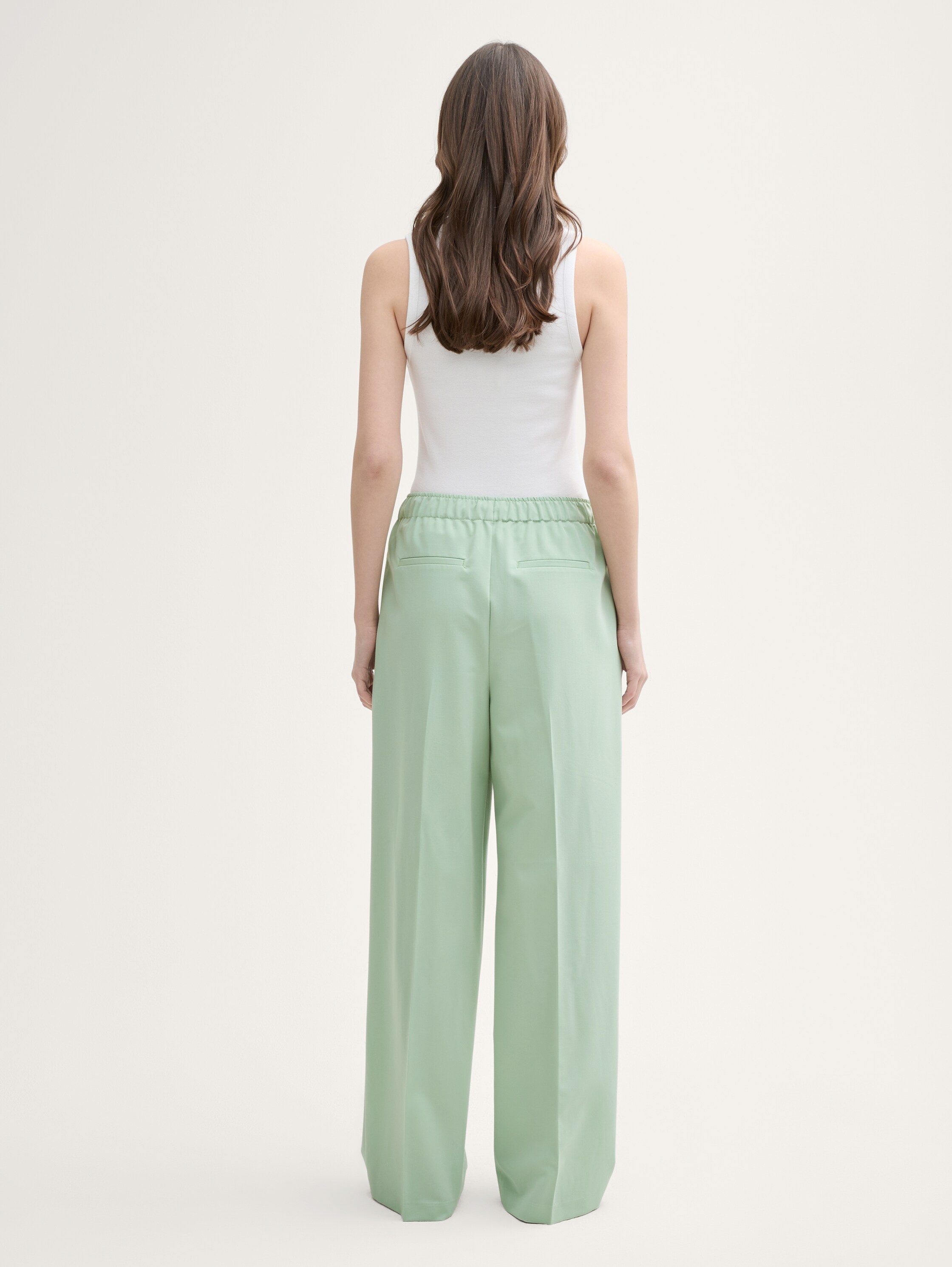 Wide Leg Hose - fresh_mint_green - 