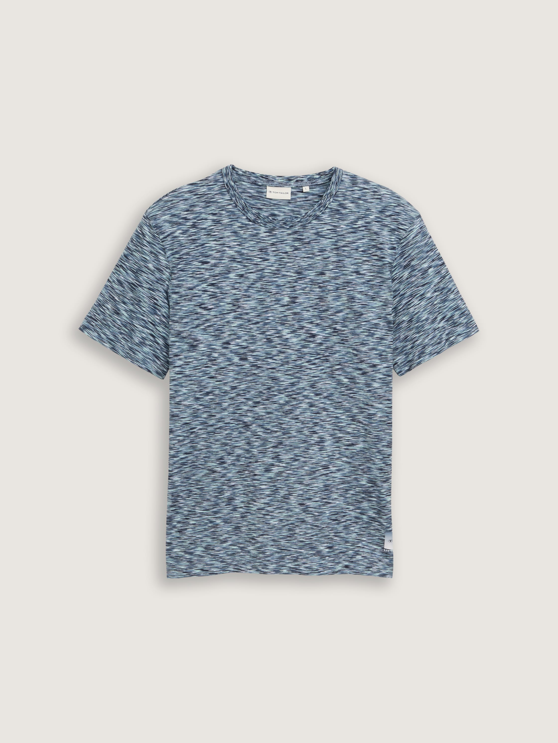 T-Shirt in Melange-Optik - 4