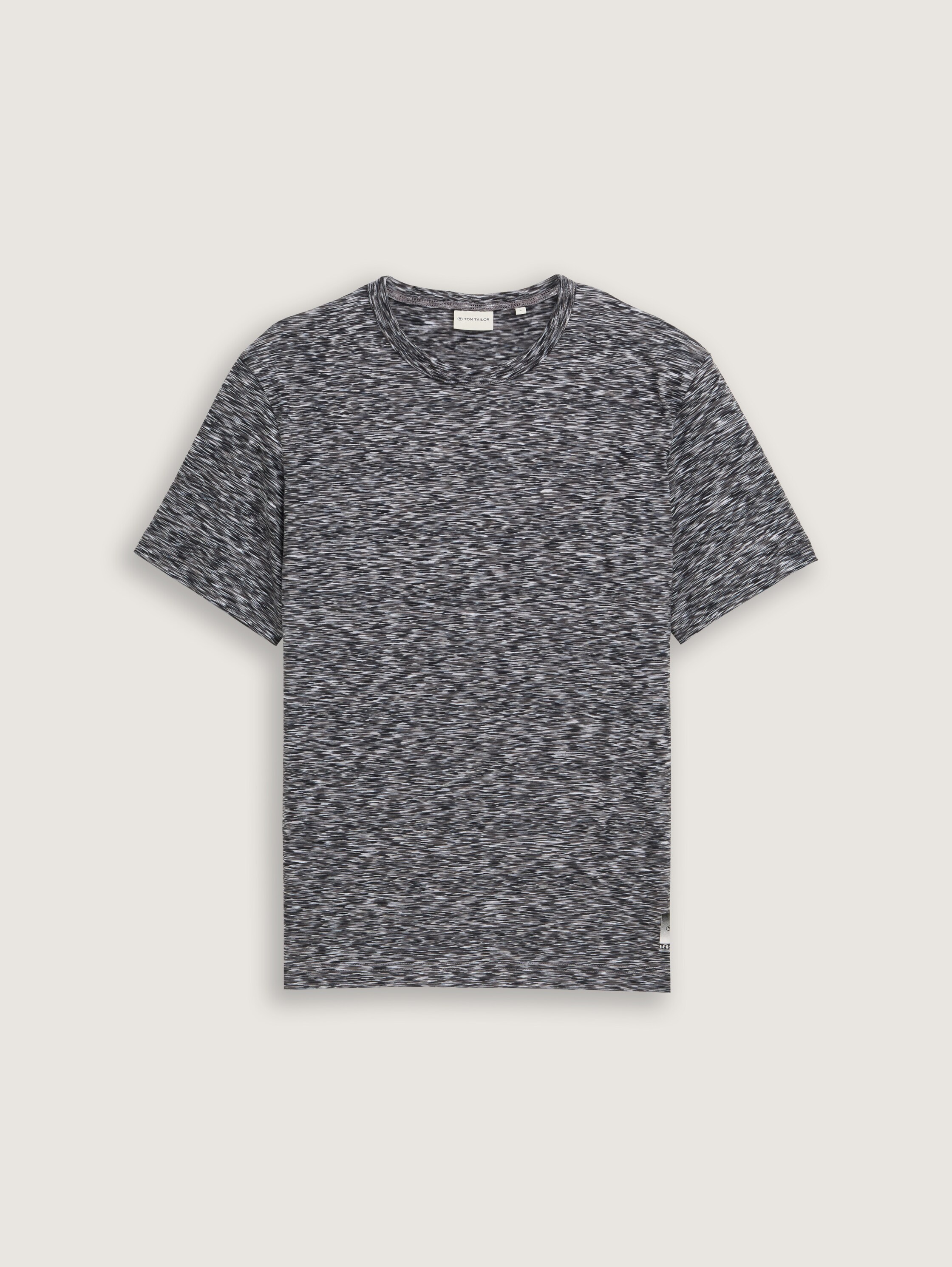 T-Shirt in Melange-Optik - tarmac_grey_tonal_spacedye - 