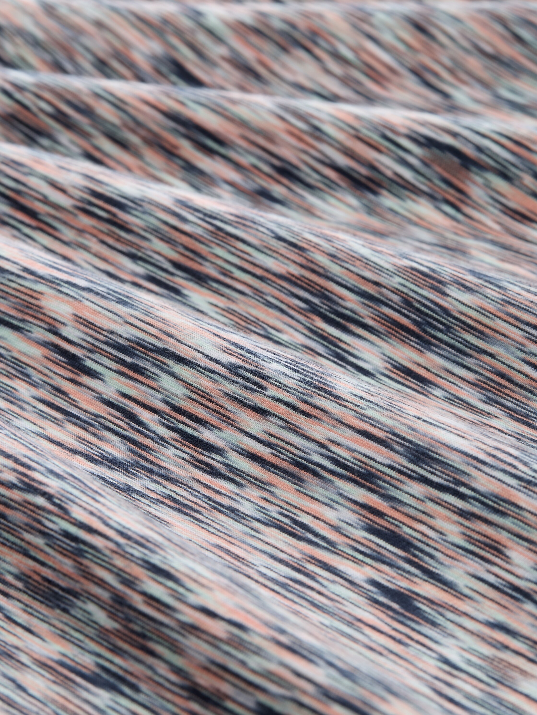 T-Shirt in Melange-Optik - white_multicolor_spacedye - 