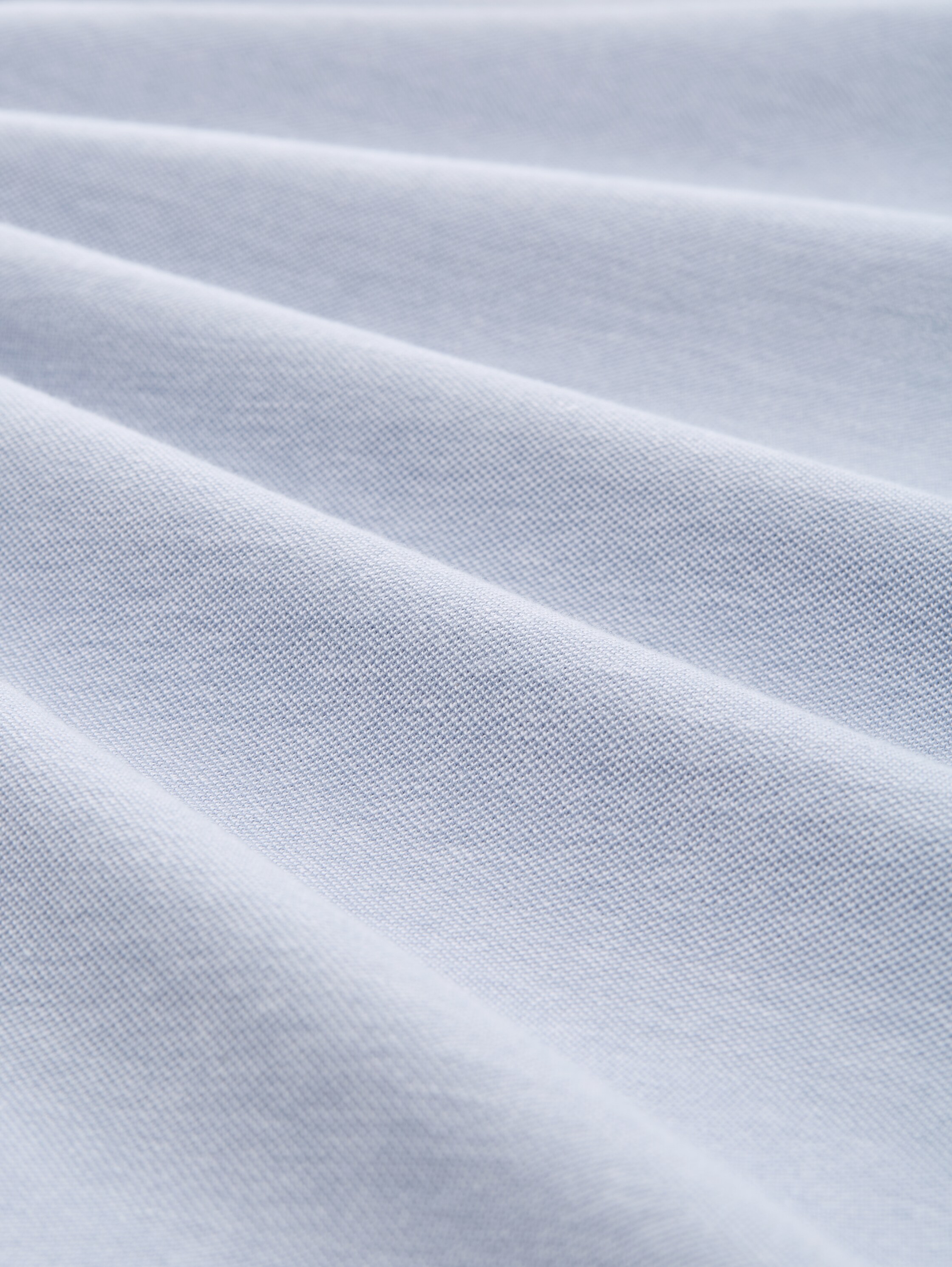 Piqué Poloshirt mit Logo-Label - dove_blue_white_two_tone_pique - 