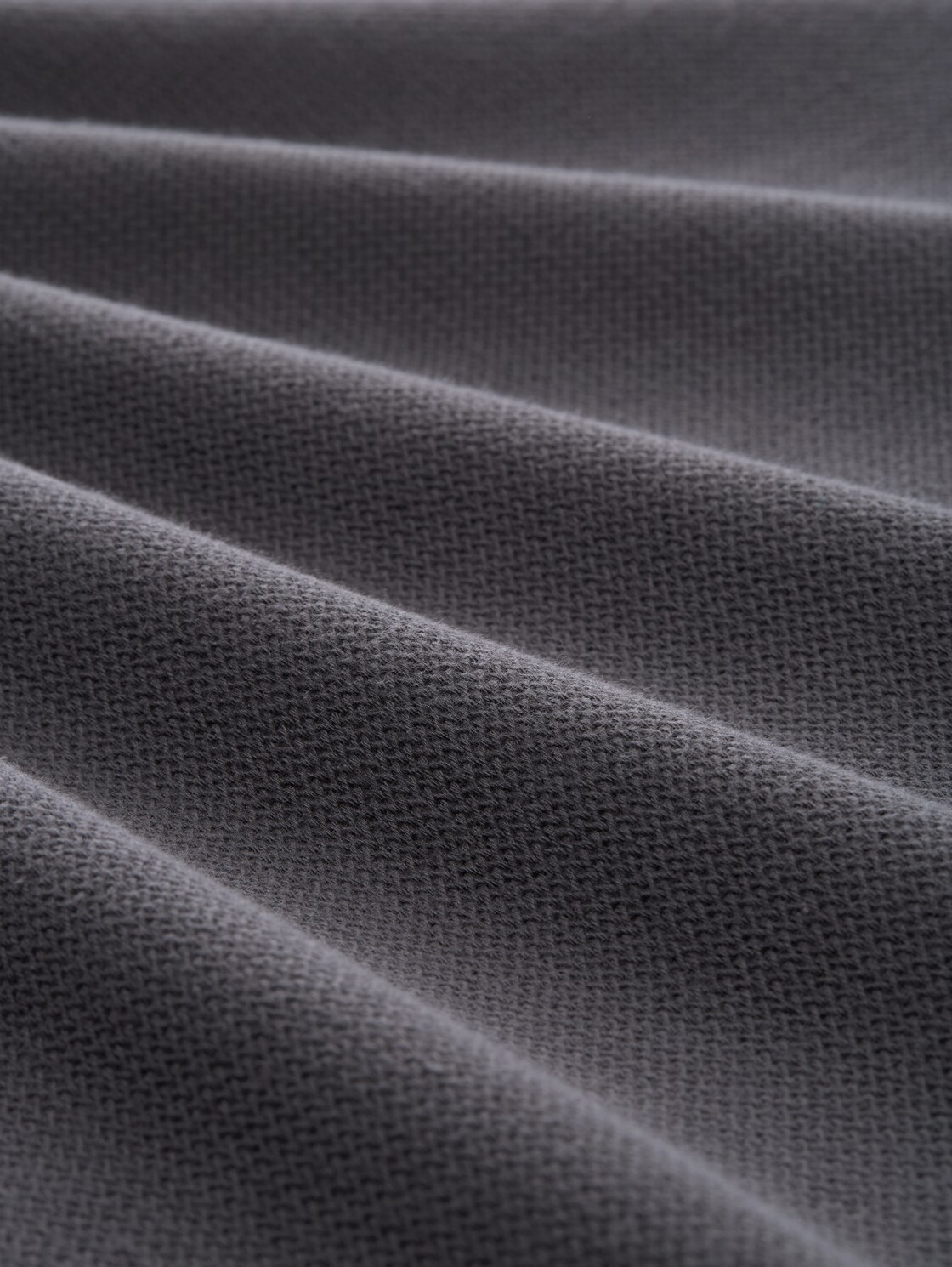 Jersey Poloshirt aus Baumwolle - Tarmac Grey