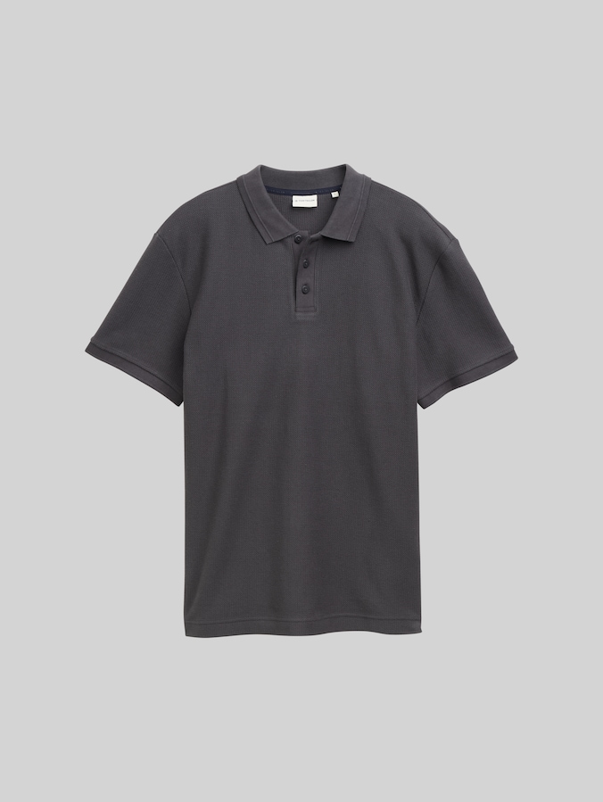 Jersey Poloshirt aus Baumwolle von Men, Tarmac Grey