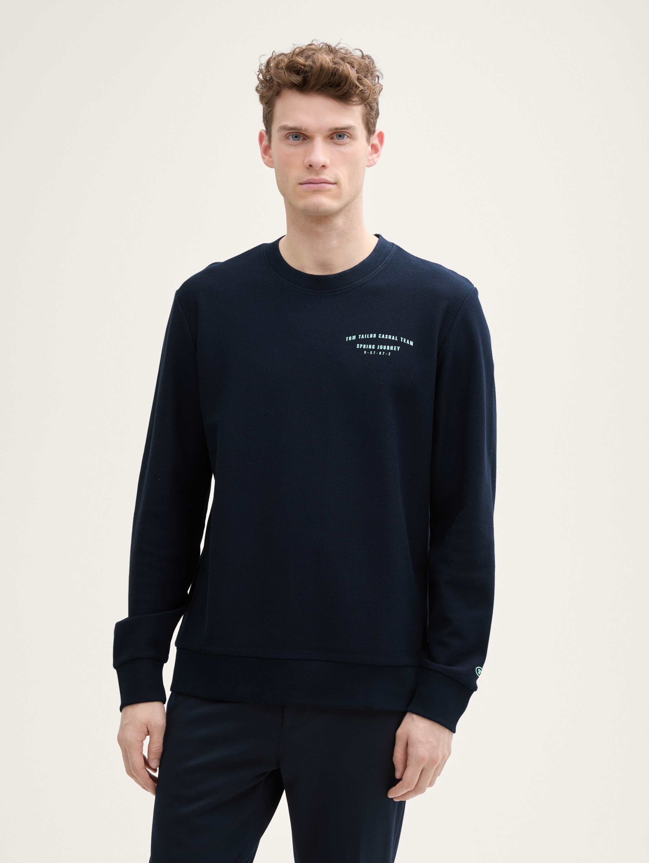 Sweatshirt aus Baumwolle - sky_captain_blue_1 - 