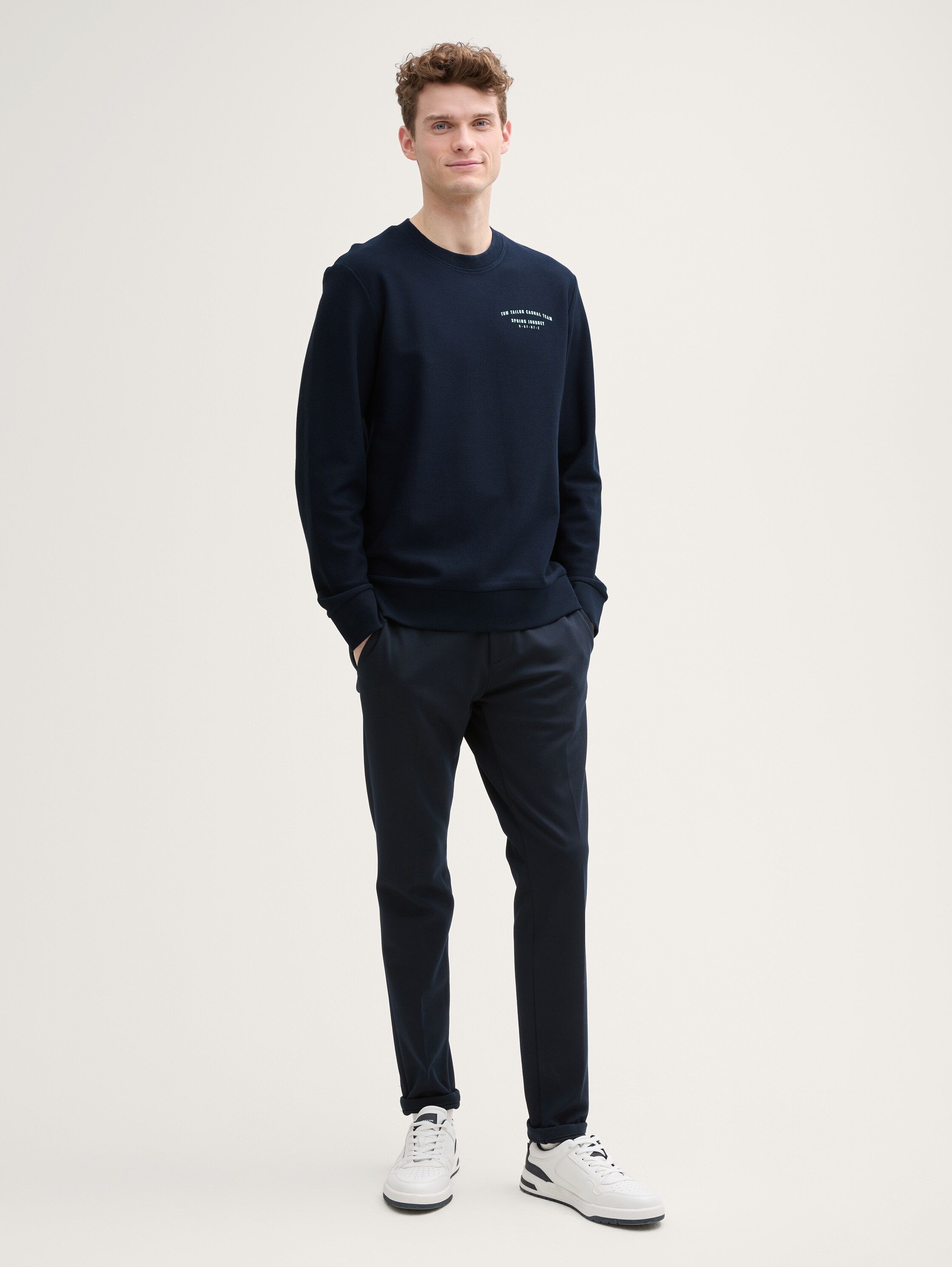 Sweatshirt aus Baumwolle - sky_captain_blue_1 - 
