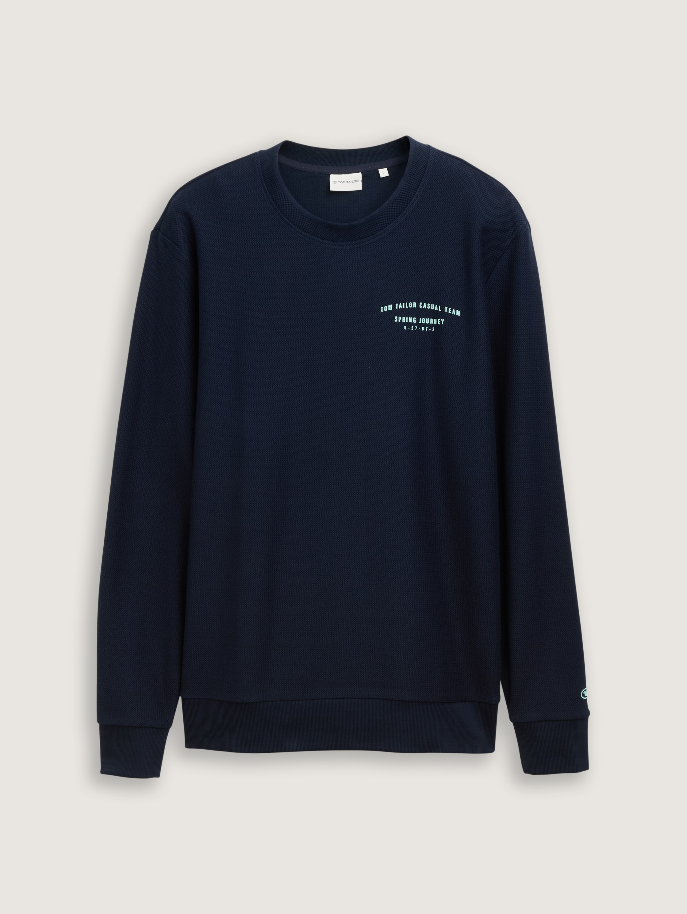 Sweatshirt aus Baumwolle - sky_captain_blue_1 - 