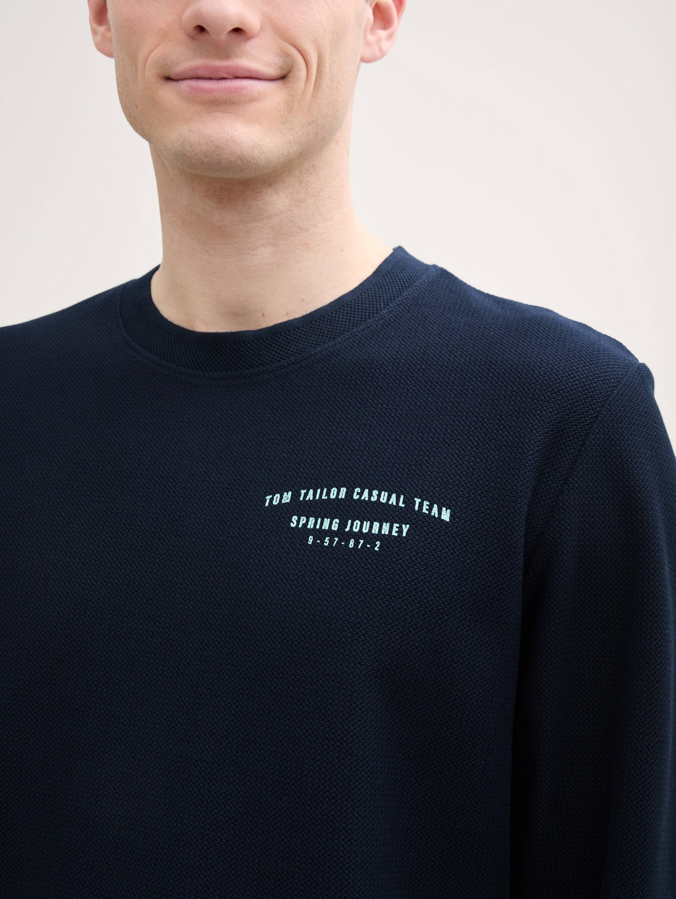 Sweatshirt aus Baumwolle - sky_captain_blue_1 - 