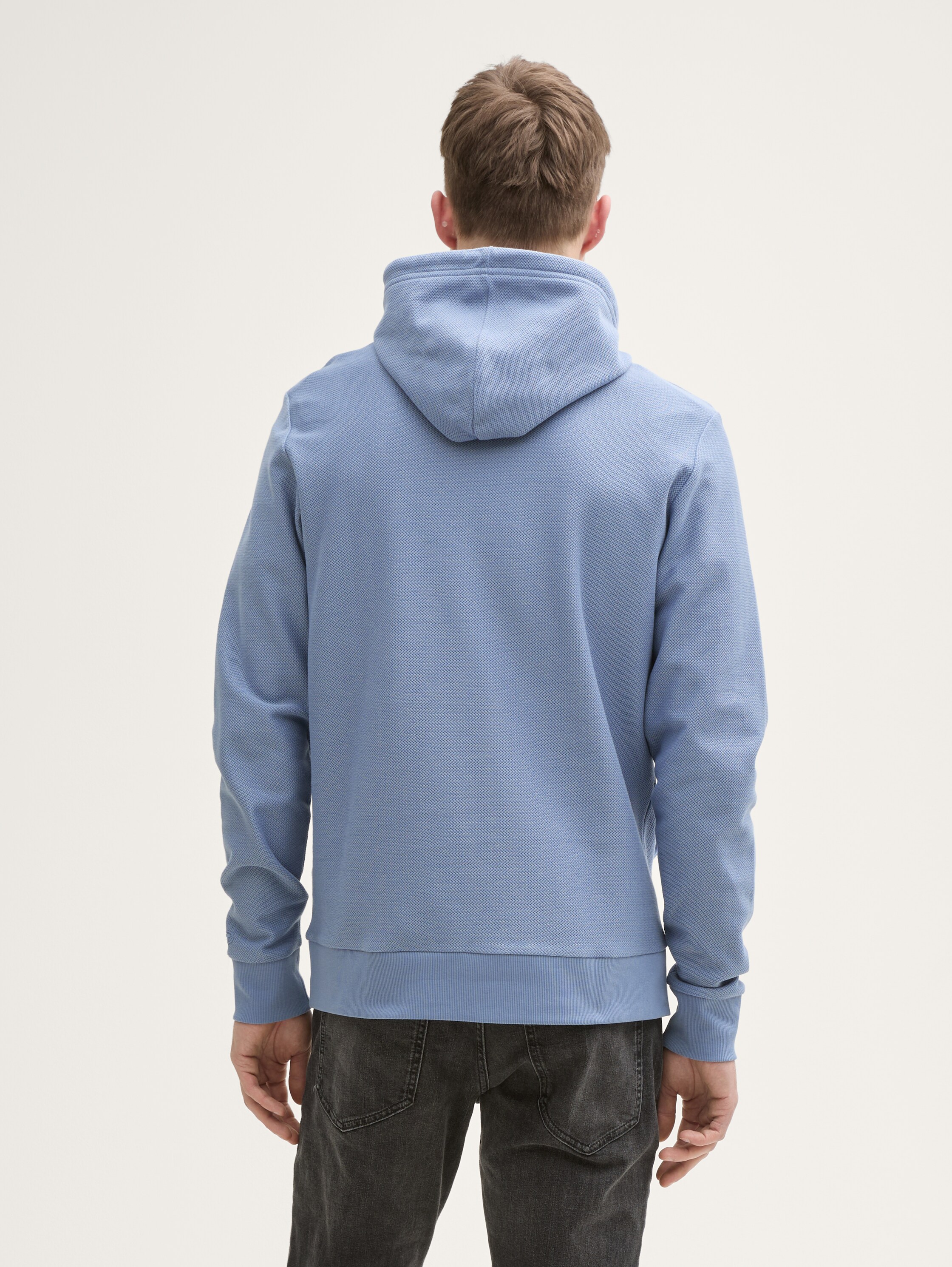 Hoodie Sweatshirt aus Baumwolle - dove_blue - 