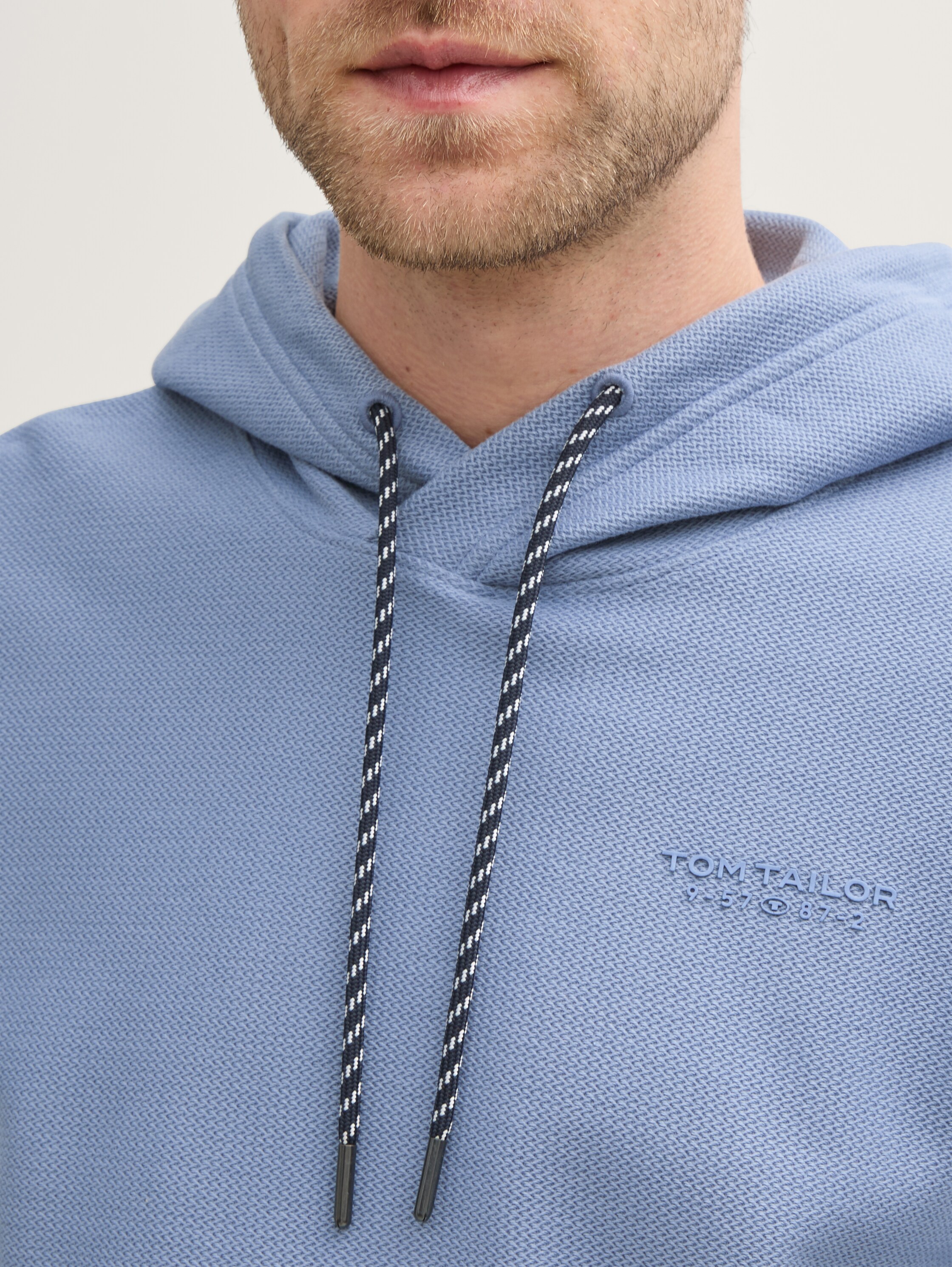 Hoodie Sweatshirt aus Baumwolle - dove_blue - 