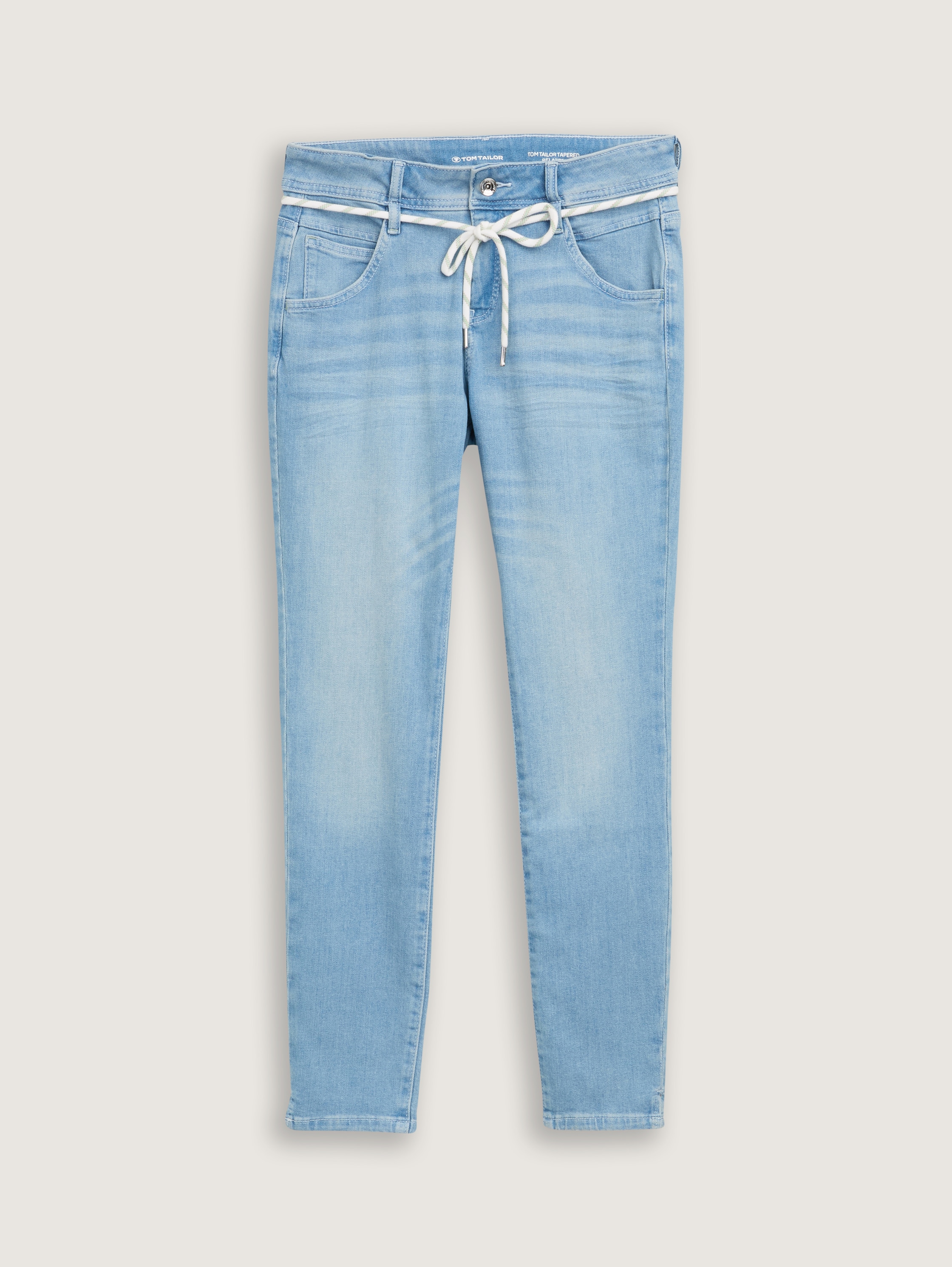 TTTAPERED relaxed jeans - used_light_stone_blue_denim - 
