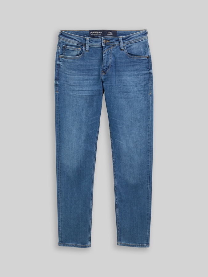 TTPIERS SLIM jeans door Denim Male, Used Mid Stone Blue Denim