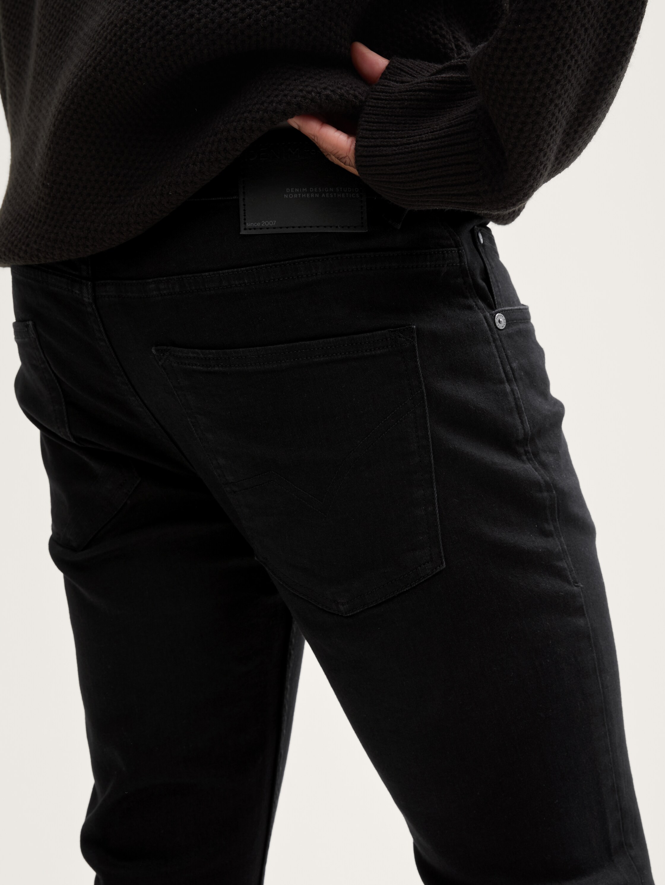 TTPIERS SLIM Jeans - black_denim - 