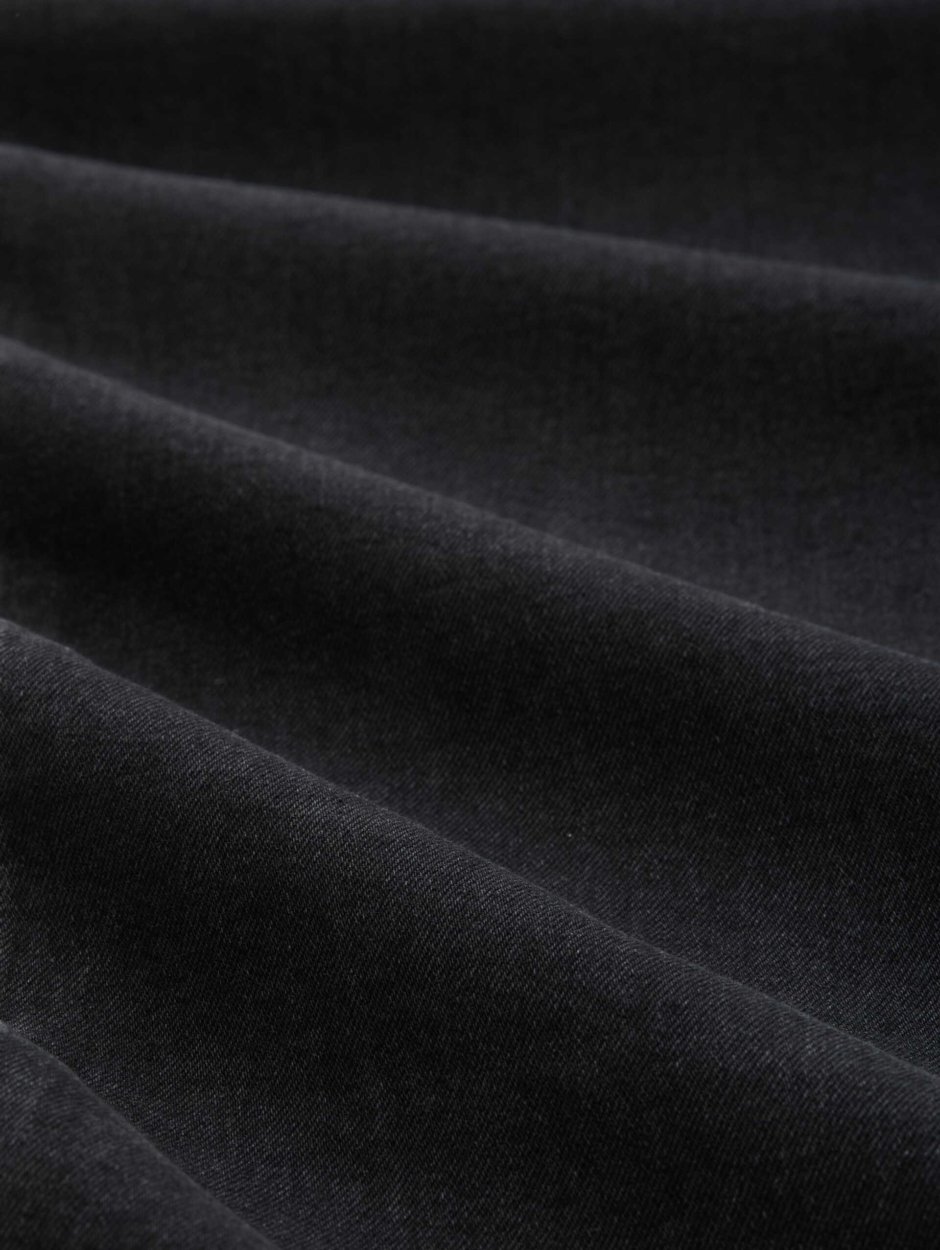 TTPIERS SLIM Jeans - dark stone black black denim - Material-Ansicht