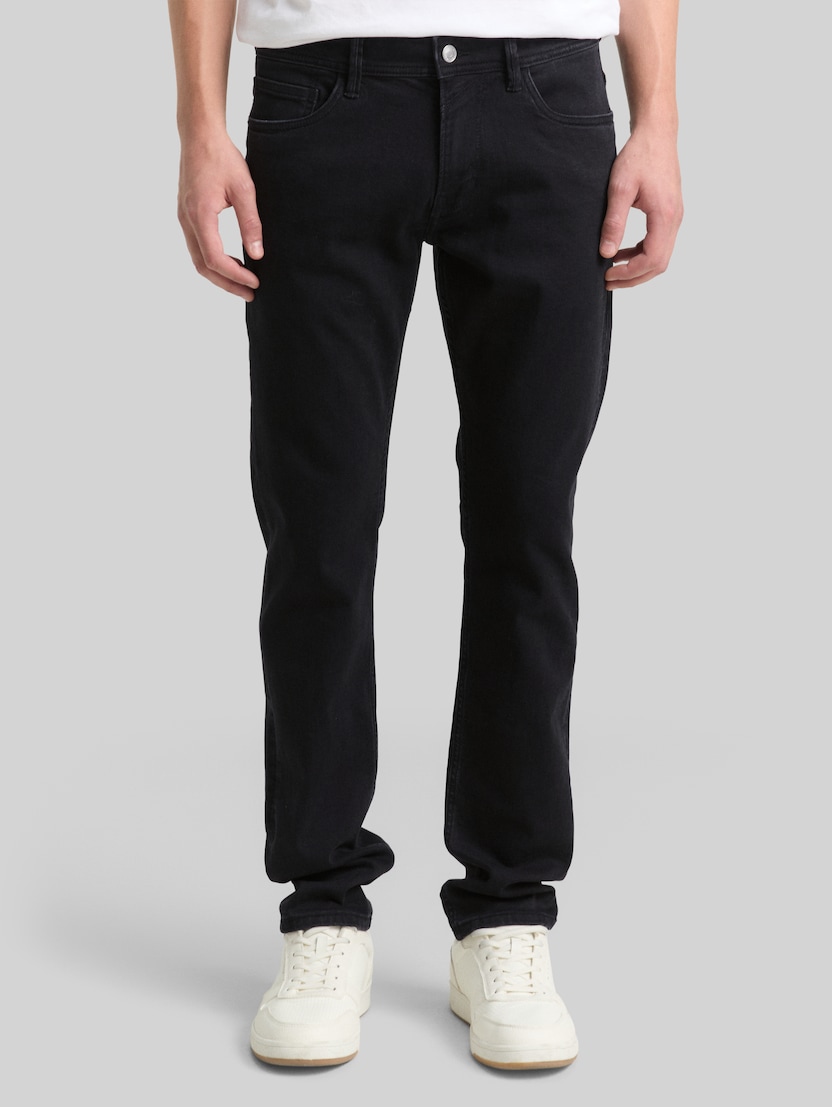 TTPIERS SLIM-jeans door Denim Male, dark stone black black denim