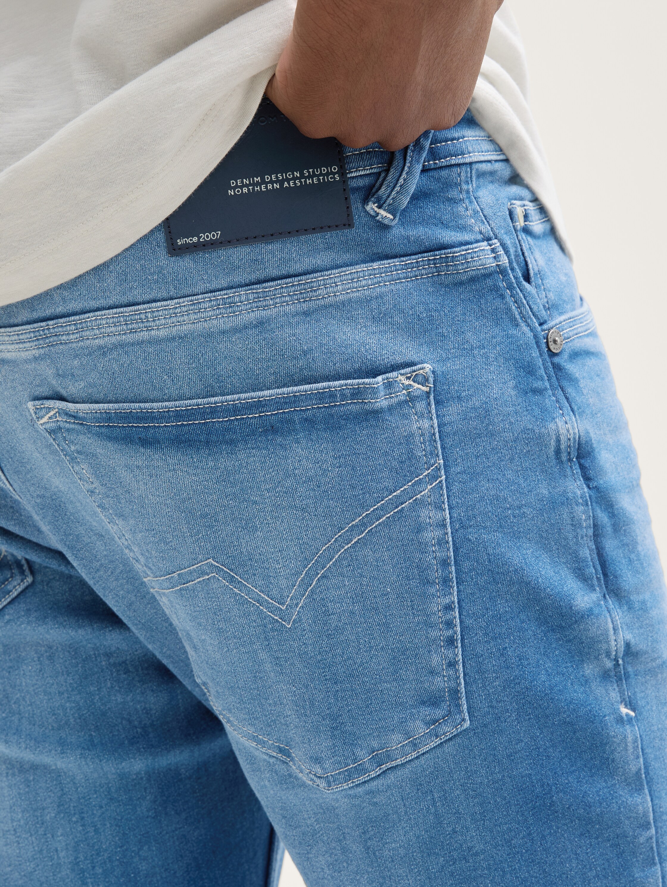 TTAEDAN STRAIGHT Jeans - bright_blue_denim - 